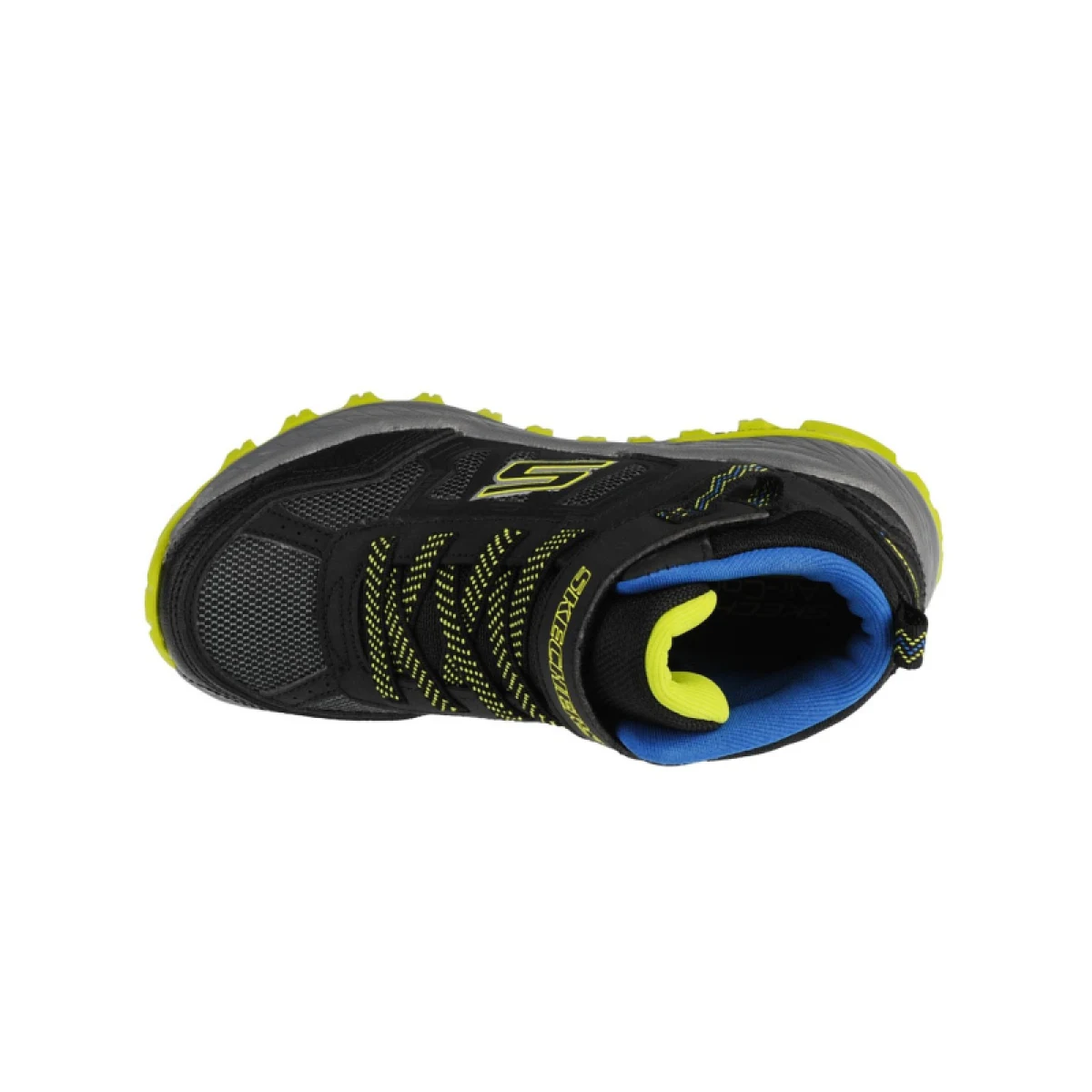 Chlapecká kotníková turistická obuv SKECHERS Fuse Tread Trekor black lime · záber 4