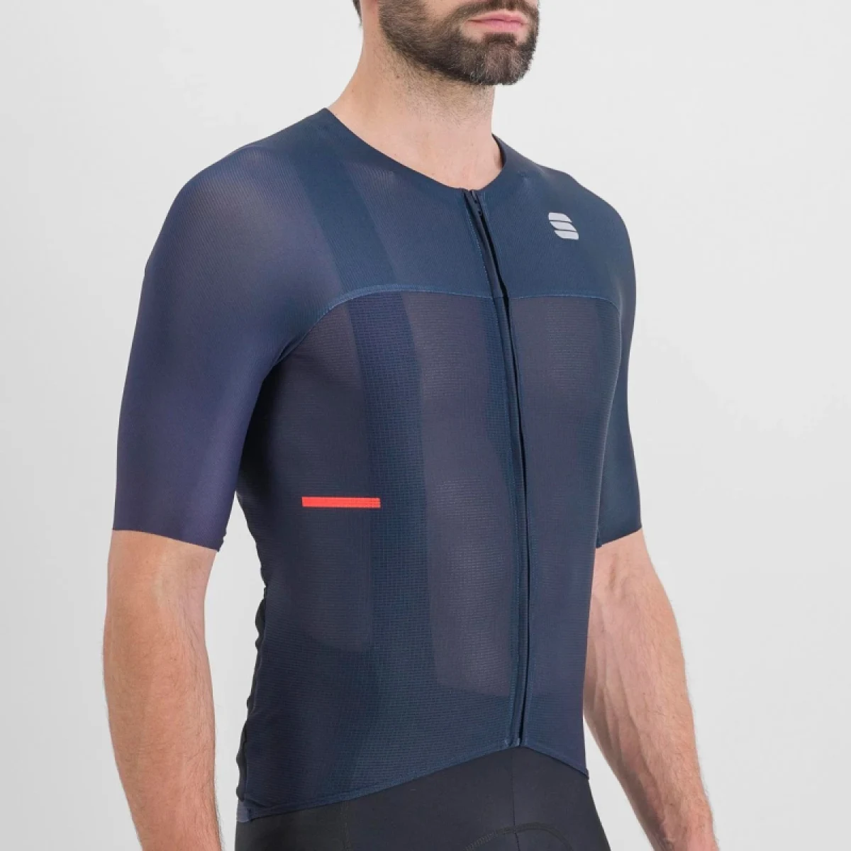 Pánský cyklistický dres s krátkým rukávem SPORTFUL Light pro jersey, shaded galaxy blue · záber 4