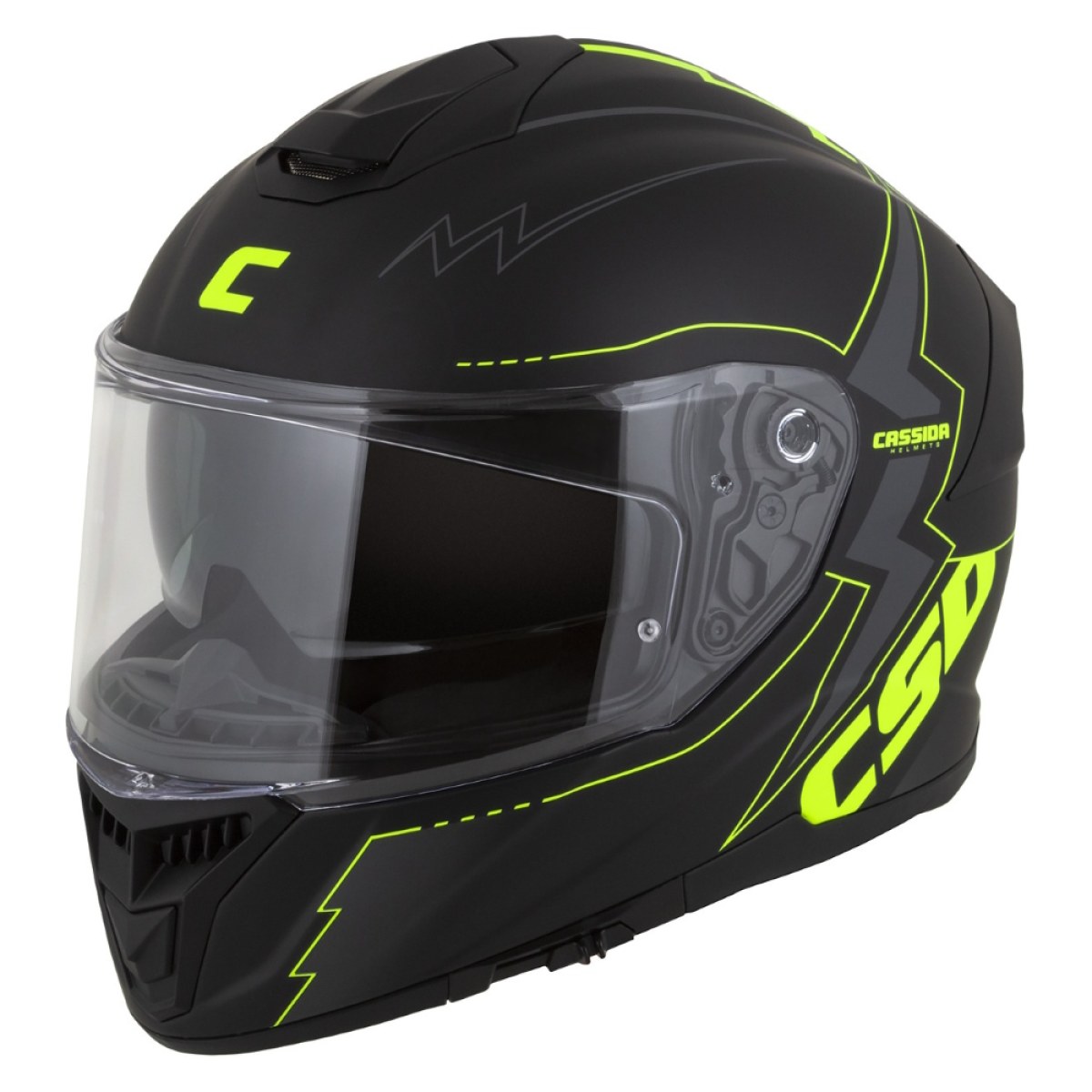 Cassida Integral GT 2.1 Flash čierna matná/žltá fluo/tmavo šedá M (57-58) · záber 1