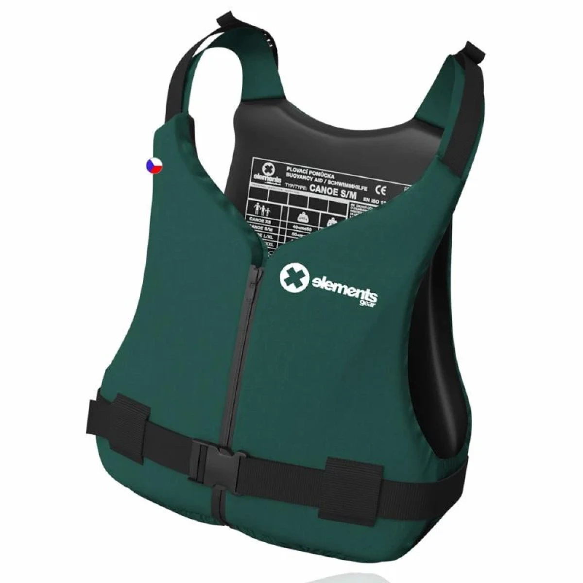 Elements Gear Plovací vesta Elements CANOE RENT - Barva: Zelená · záber 1