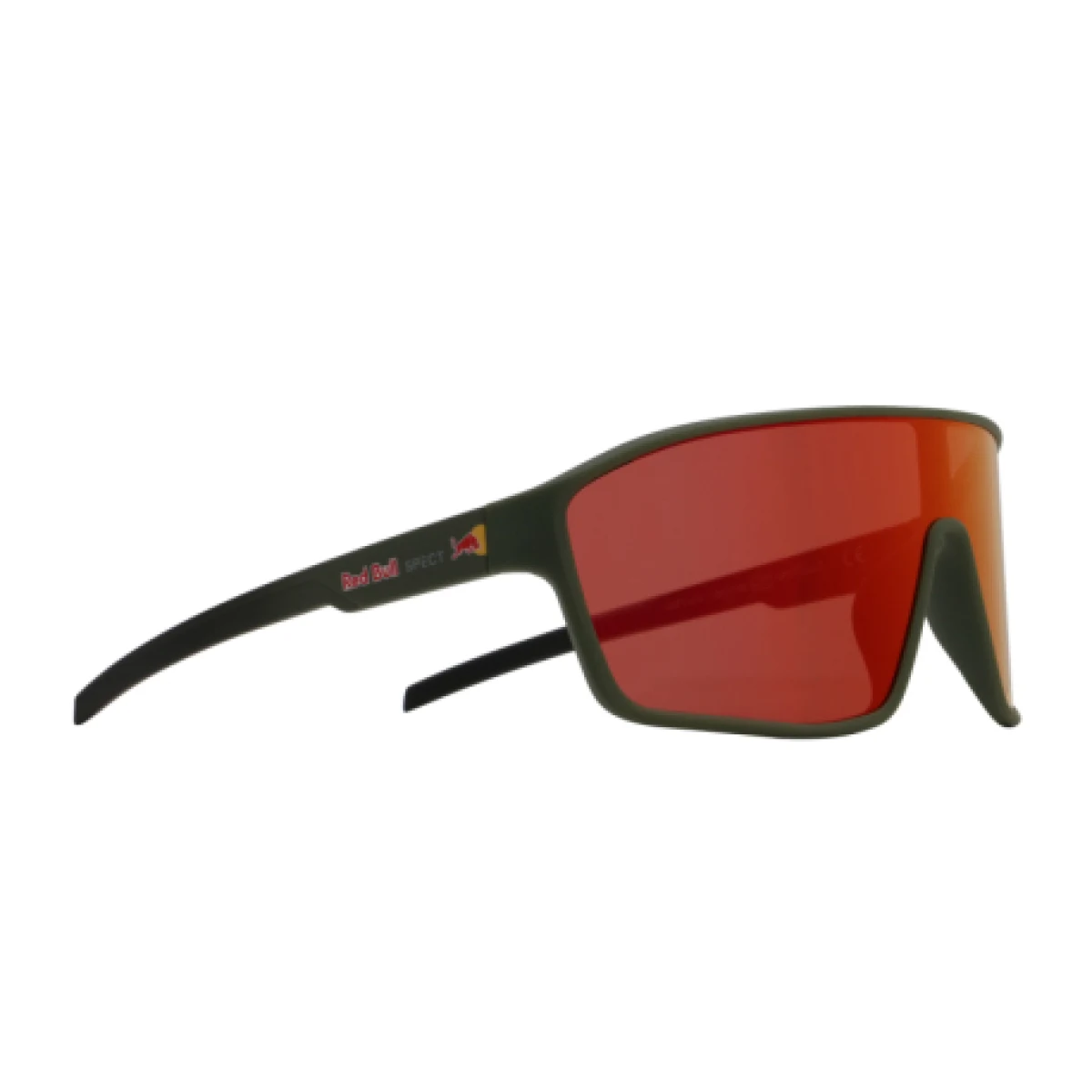 Sluneční brýle RED BULL SPECT DAFT-015, olive, brown with red-orange mirror, CAT 3 · záber 1