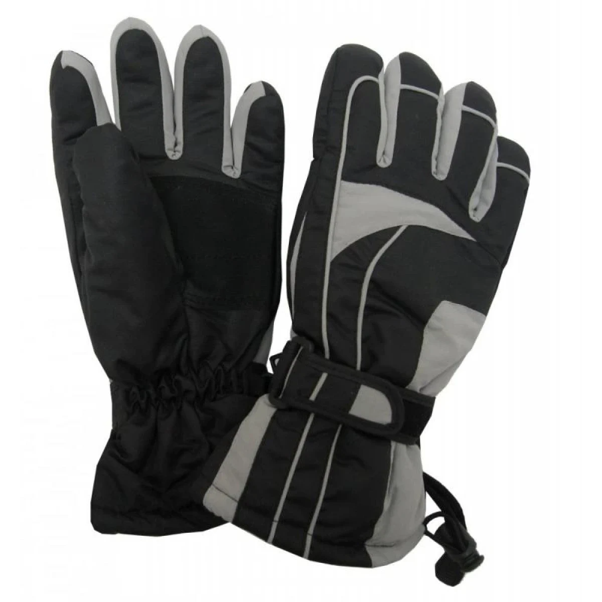 Dámské lyžařské rukavice Lucky B-4155 světle šedé POUZE L/XL (VÝPRODEJ) · záber 2