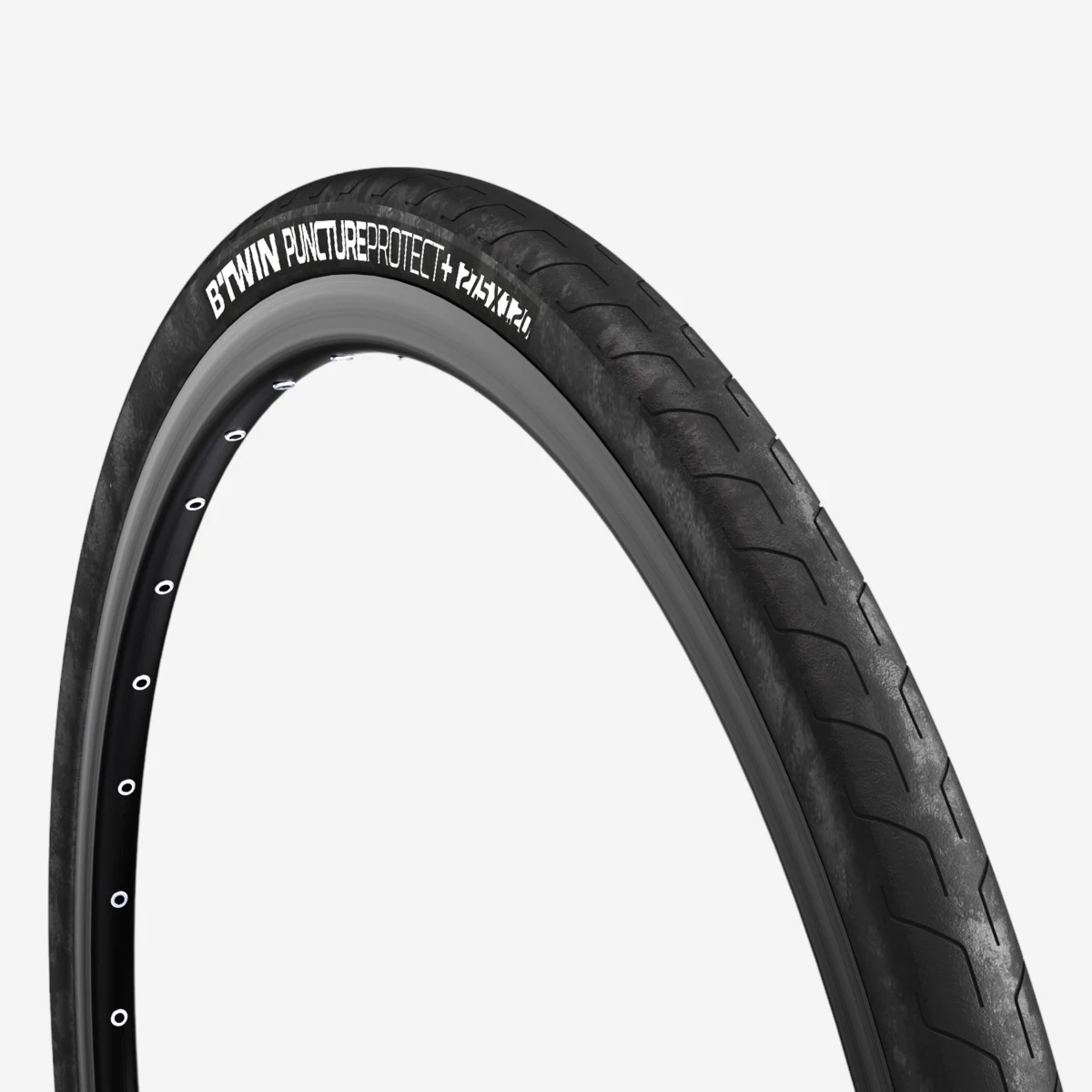 BTWIN Plášť na horský bicykel Slick 275×1,2 Protect+ pružné pätky . · záber 1