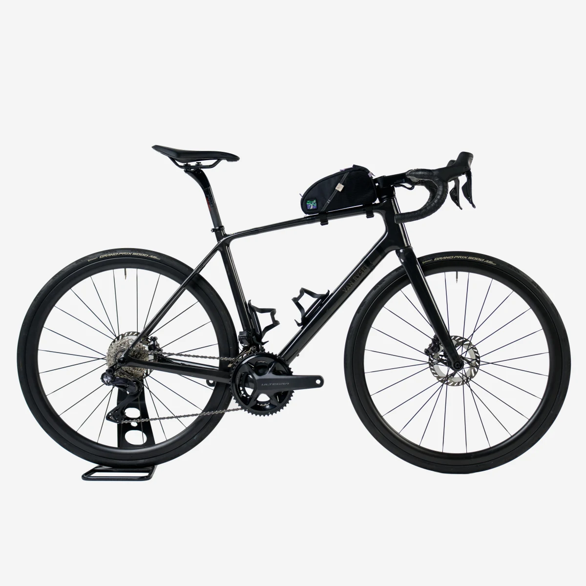 ROCKRIDER Taška na hornú rúru bicykla na bikepacking ADVT 500 1,5l čierna bez · záber 2