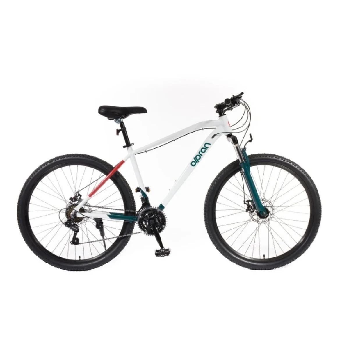 Olpran CANIS Man 27,5" - 2025 biela/tmavá petrolejová/tmavo červená - 18" (158-177 cm) · záber 1