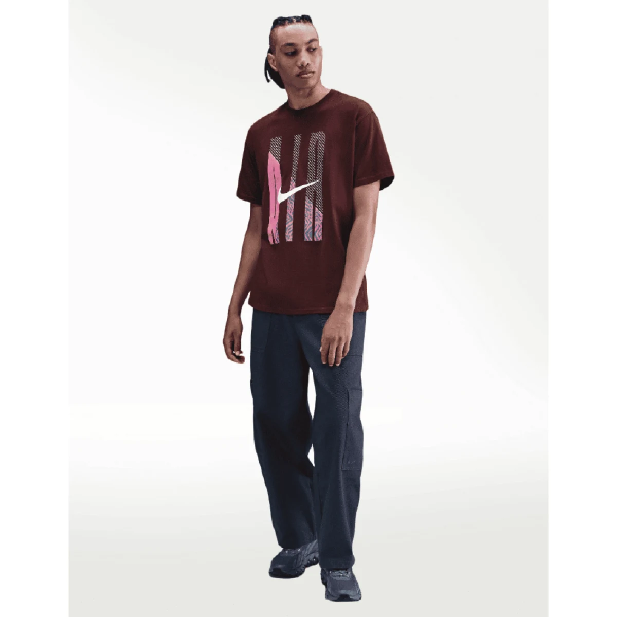 Pánske tričko s krátkym rukávom NIKE M NSW TEE M90 AIR HO25 DARK TEAM RED · záber 4