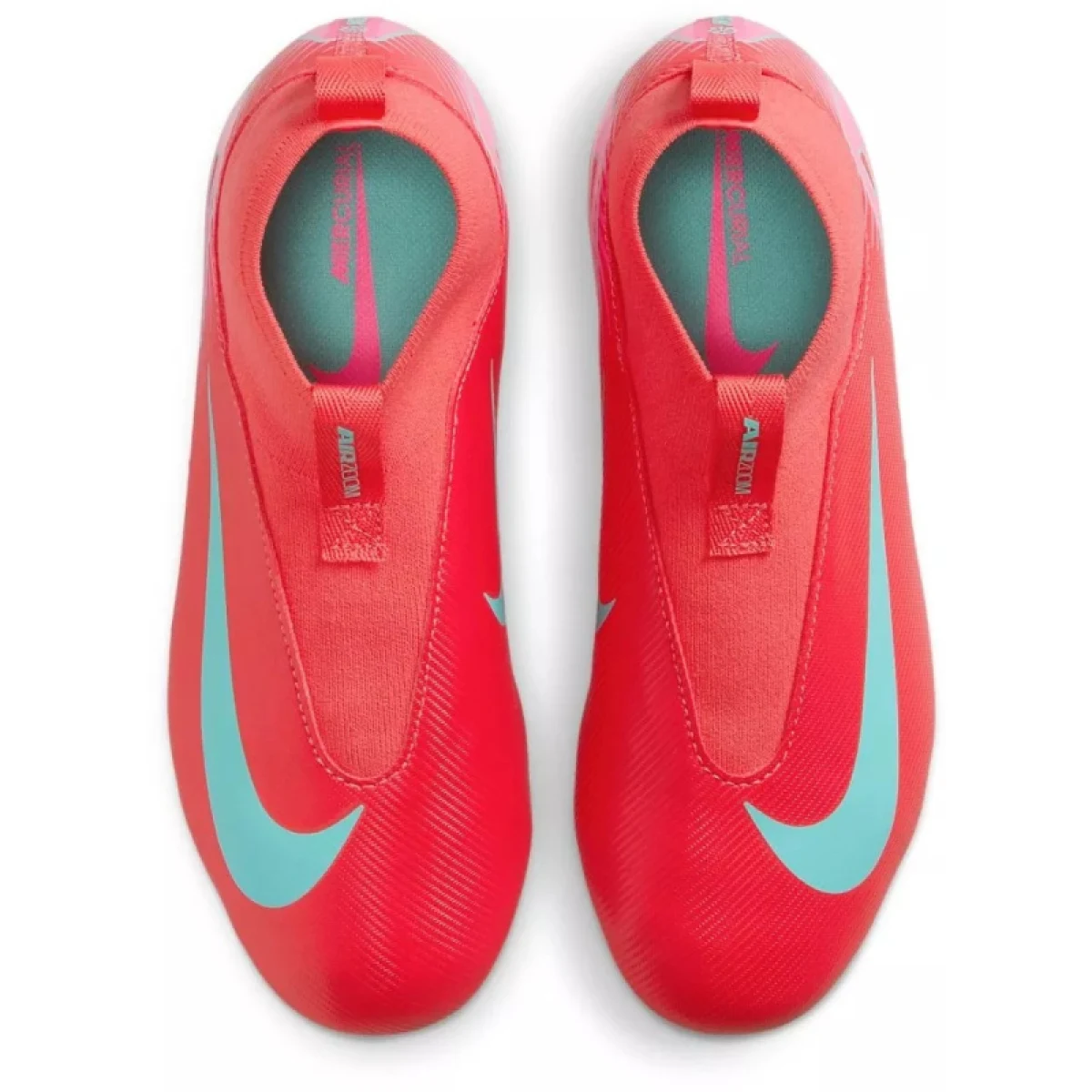 Chlapecké fotbalové kopačky outdoorové NIKE Mercurial Superfly 10 Academy Jr FG MG ember glow aurora green · záber 4