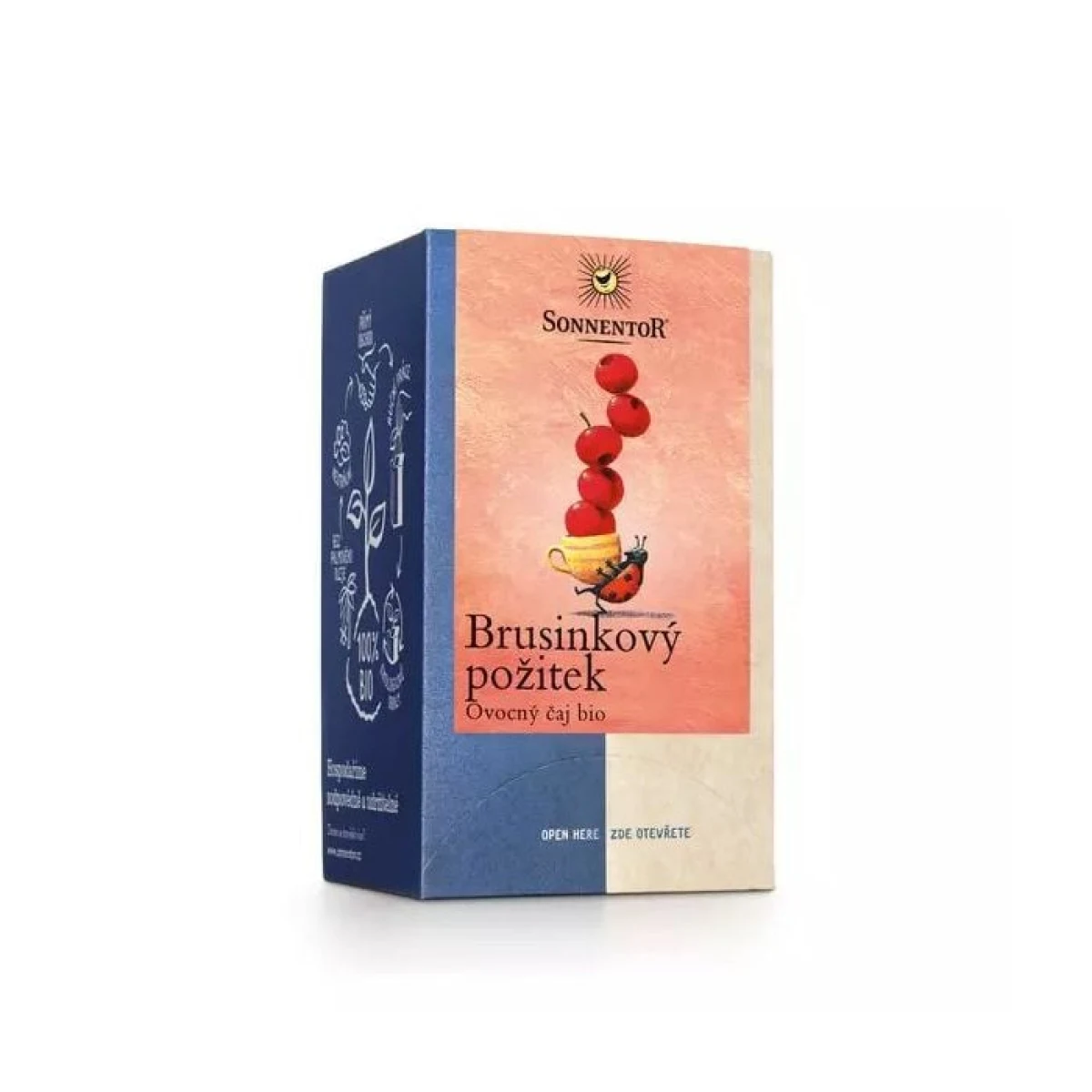 Sonnentor BIO Brusnicový pôžitok čaj 18x2,8g · záber 1