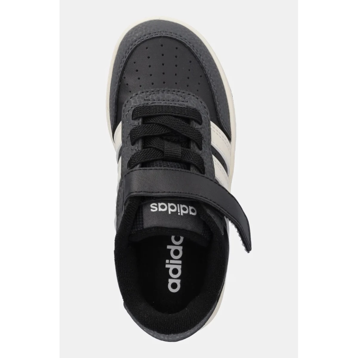 Dětská rekreační obuv ADIDAS Breakbase K core black off white carbon · záber 4