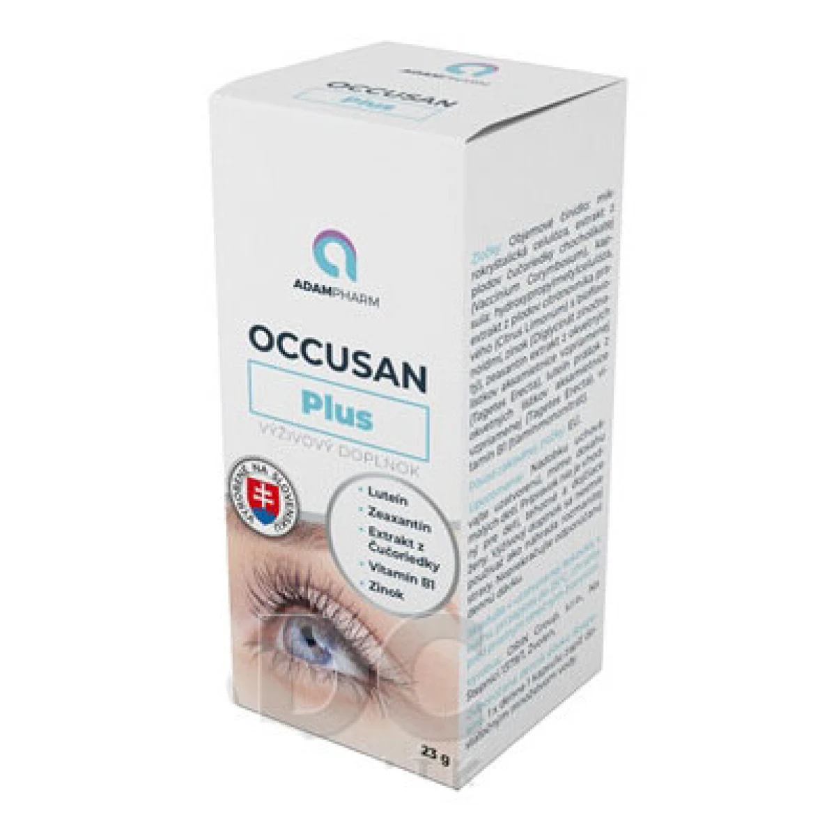 ADAMPHARM Occusan Plus 60 kapsúl · záber 1