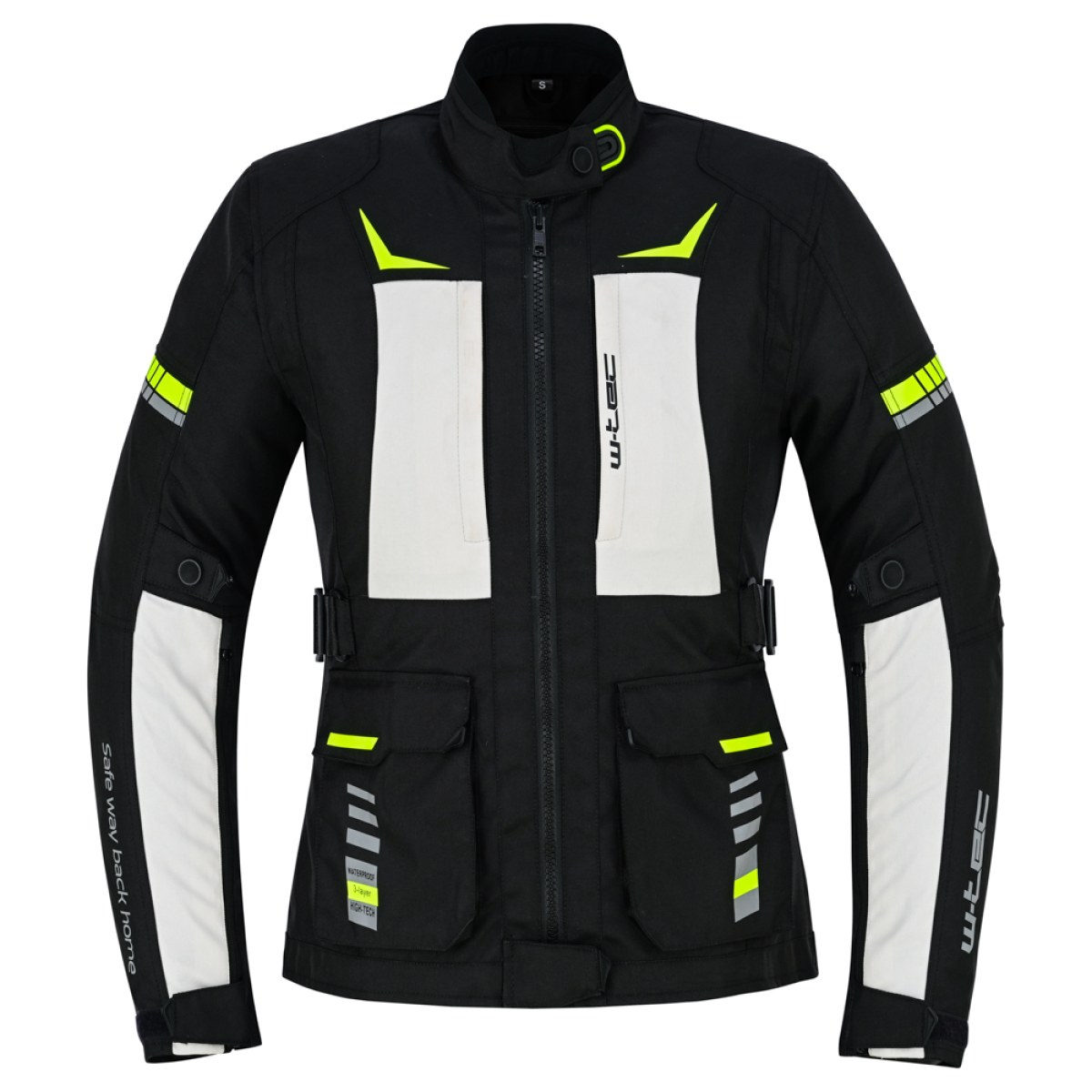 W-TEC Warao Lady bunda čierna-fluo - M rozšírená · záber 3