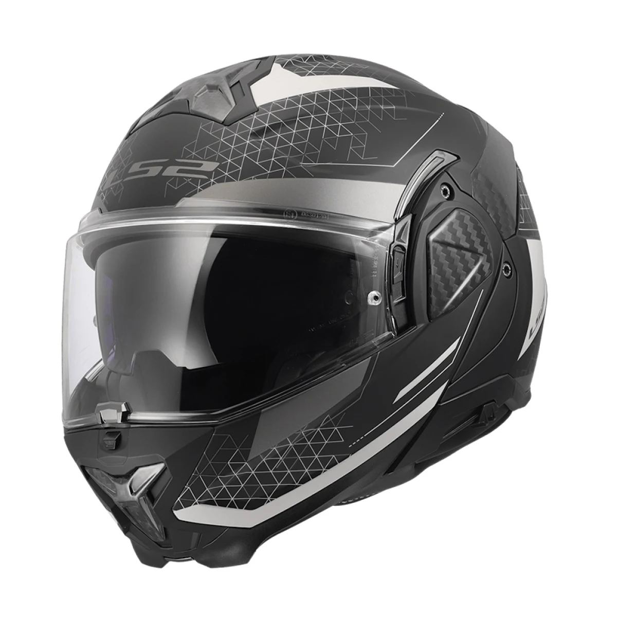 LS2 FF910 Advant II Astral Grey 3XL (65-66) · záber 7