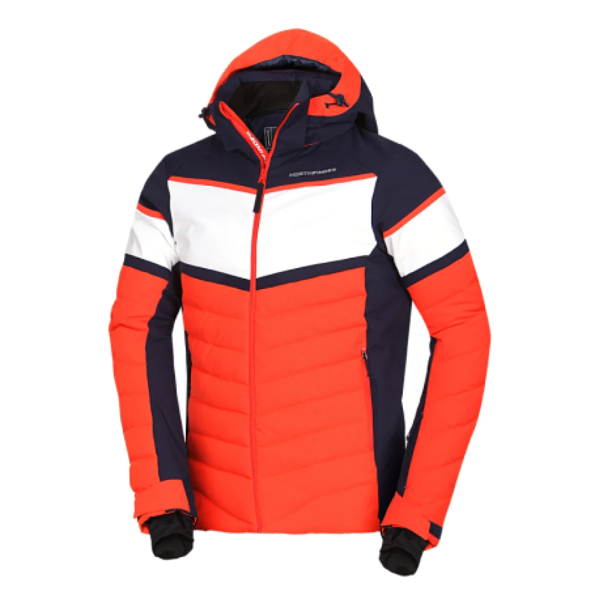 Pánská lyžařská bunda NORTHFINDER VITTORIO-171orangeblue · záber 1