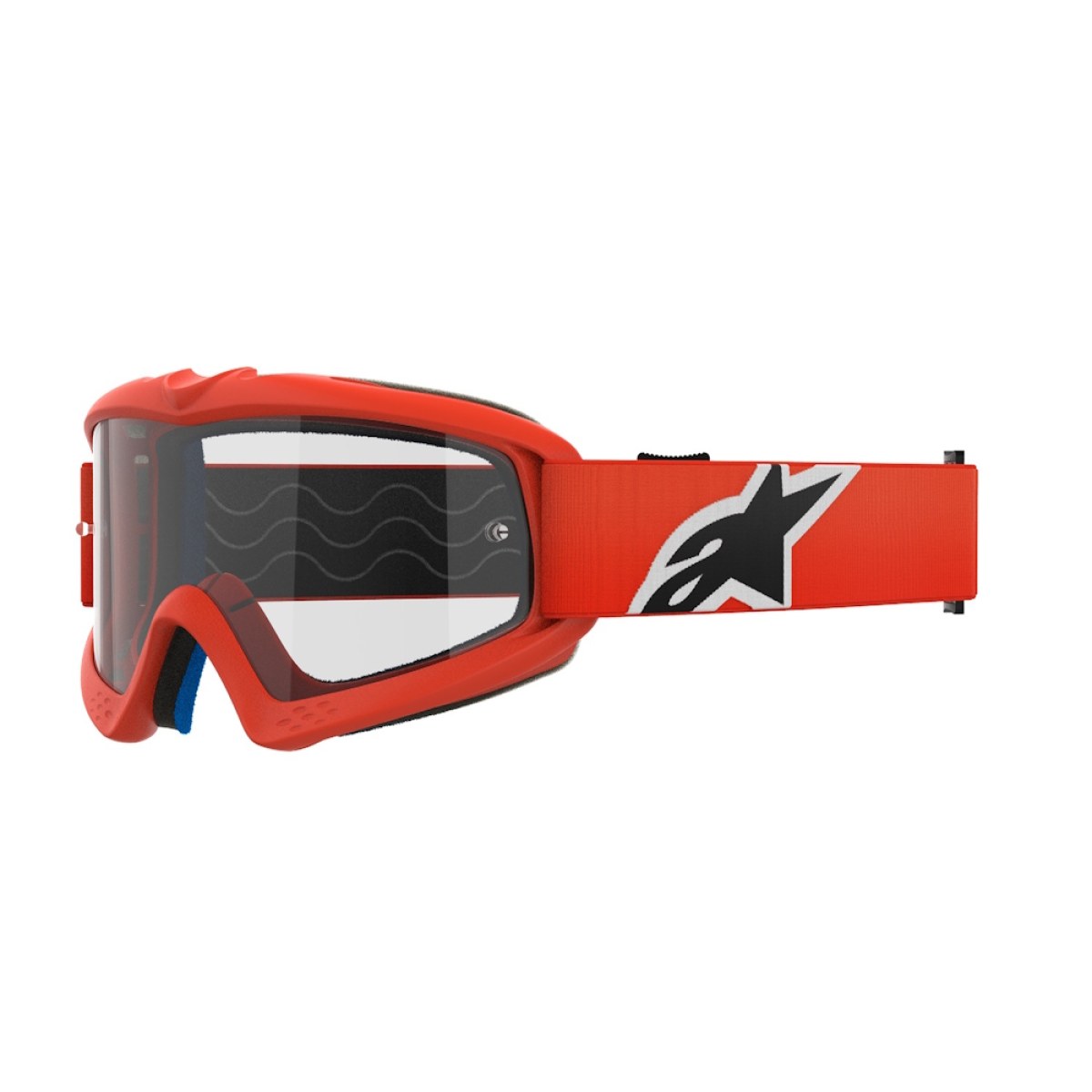 Alpinestars Vision Youth Hollow čierna antracit/žltá fluo, číre plexi · záber 3