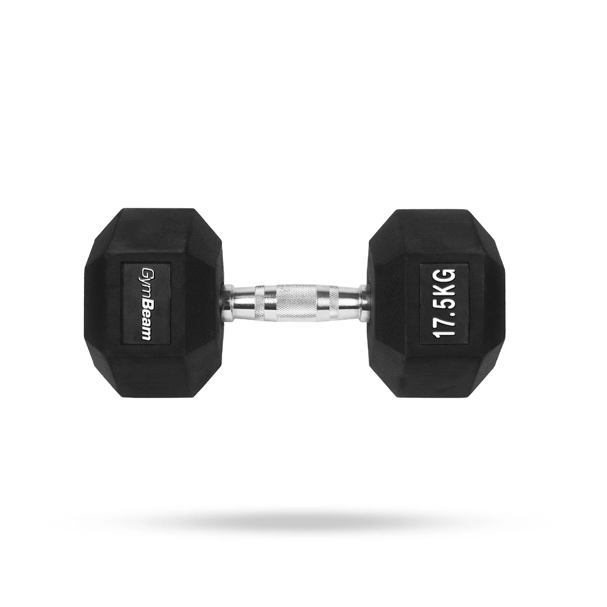 Bučica Hexagonal - GymBeam - Boja: Bijela | Težina: 17,5 kg · záber 1