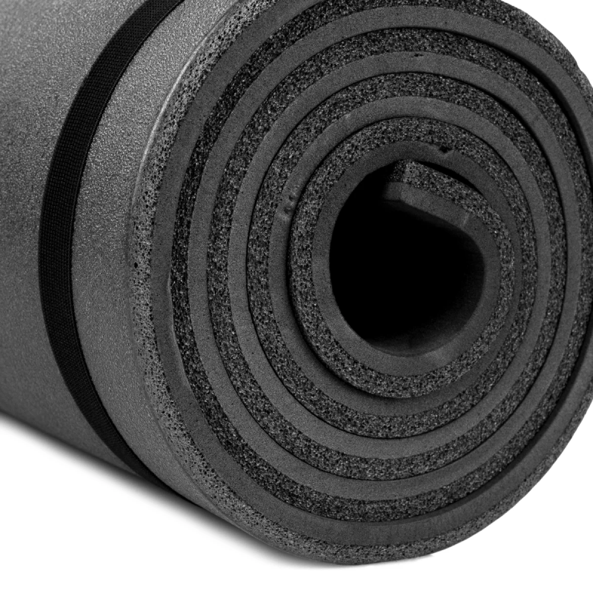 Karimatka SPOKEY CAMPINOS Tourist double-layer sleeping mat, 180 x 50 x 1 cm, dark grey · záber 2