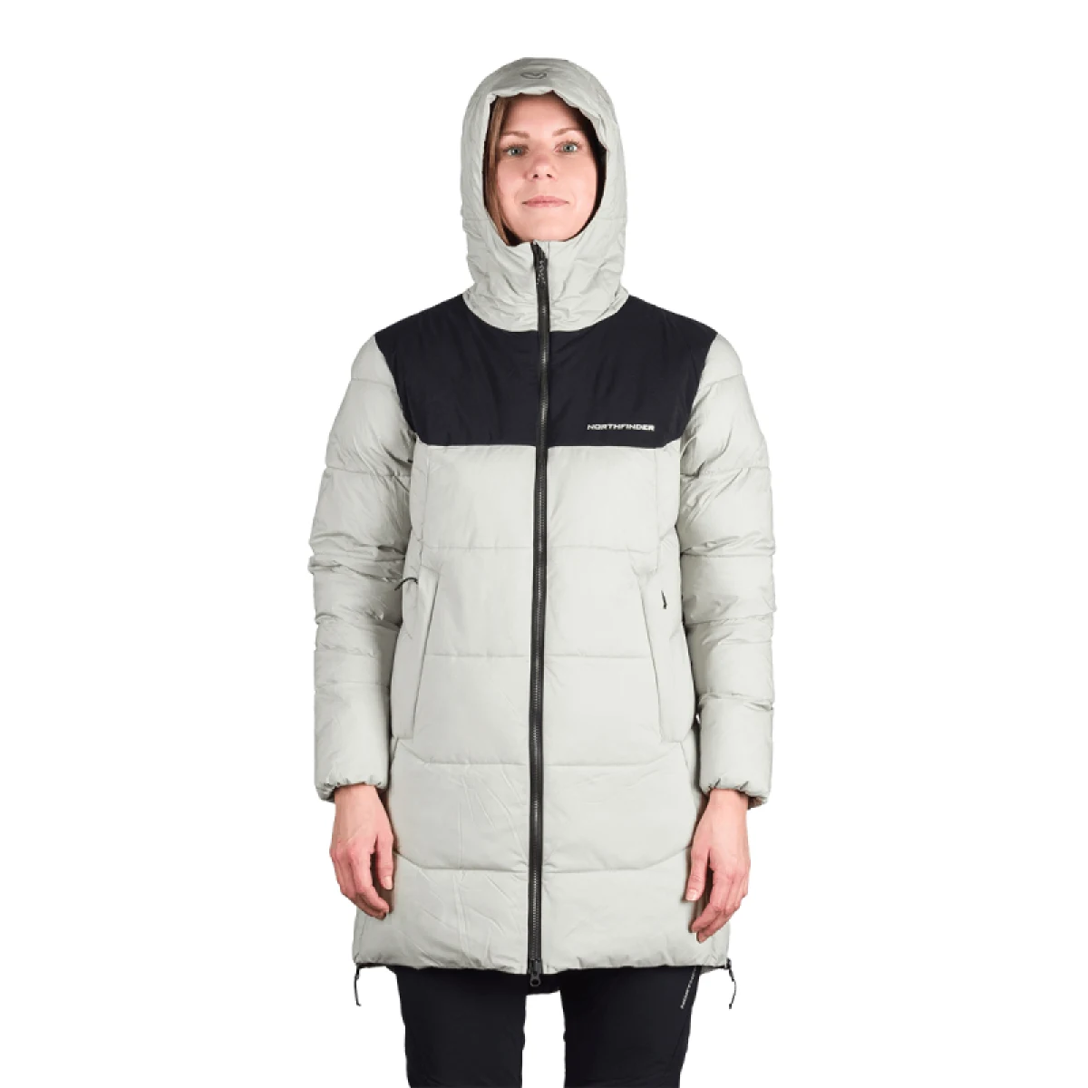 Dámska turistická bunda NORTHFINDER RHIANNON 807lightgreenblack · záber 4
