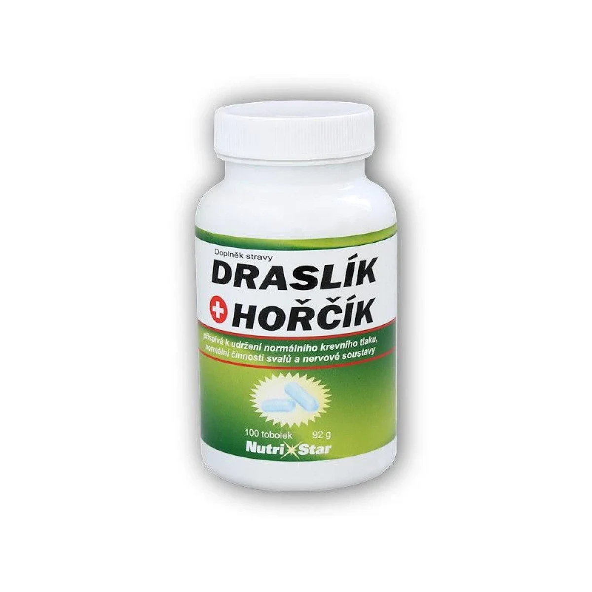Nutristar Hořčík + Draslík 100 kapslí · záber 1