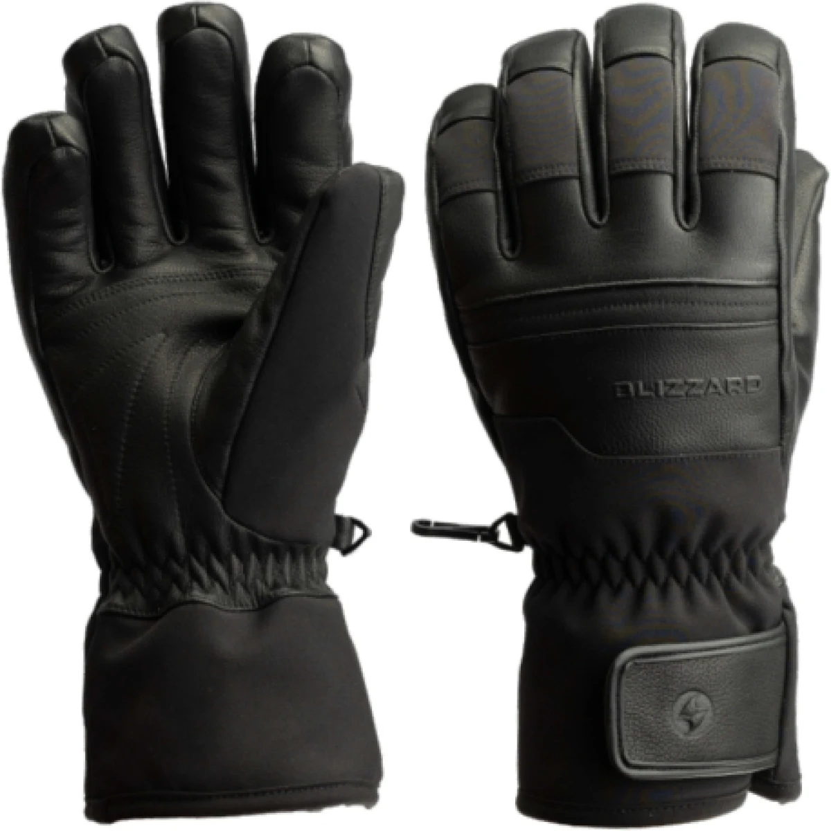 Lyžařské rukavice BLIZZARD Vertex ski gloves, black · záber 1