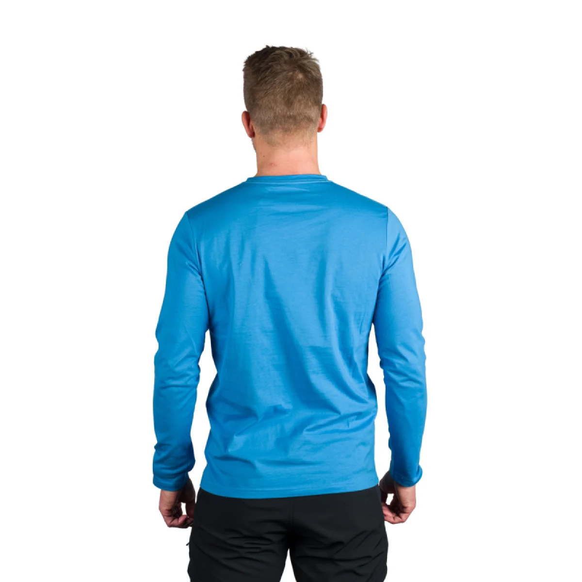 Pánske turistické tričko s dlhým rukávom NORTHFINDER DACSO-281blue · záber 4