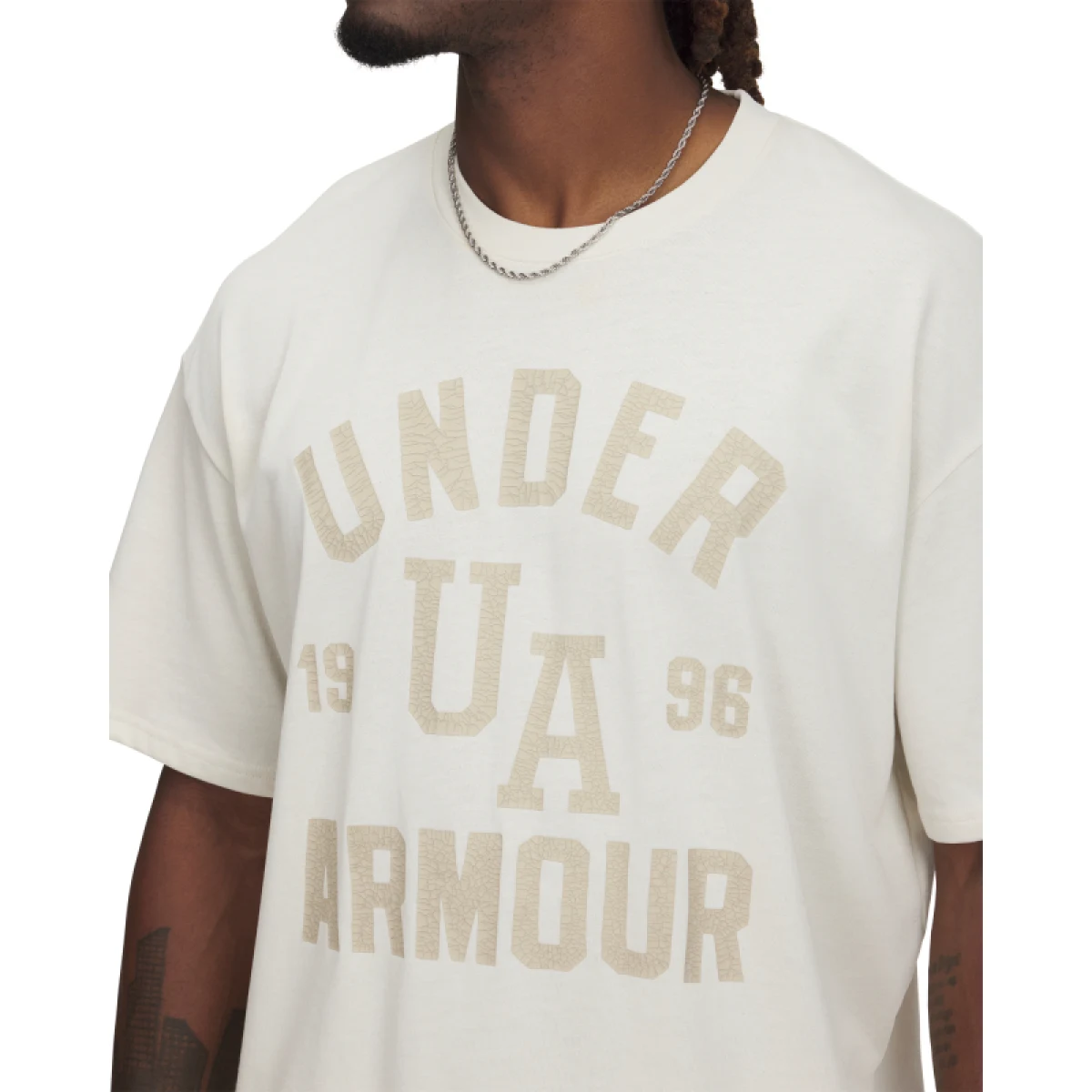 Pánské tričko s krátkým rukávem UNDER ARMOUR UA M HW VARSITY OS SS-BRN · záber 2
