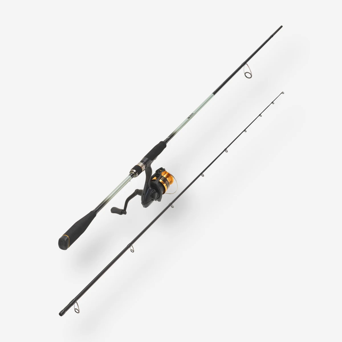 CAPERLAN Prívlačový set prút/navijak WXM 500 2.40m MH 10-30g bez · záber 1
