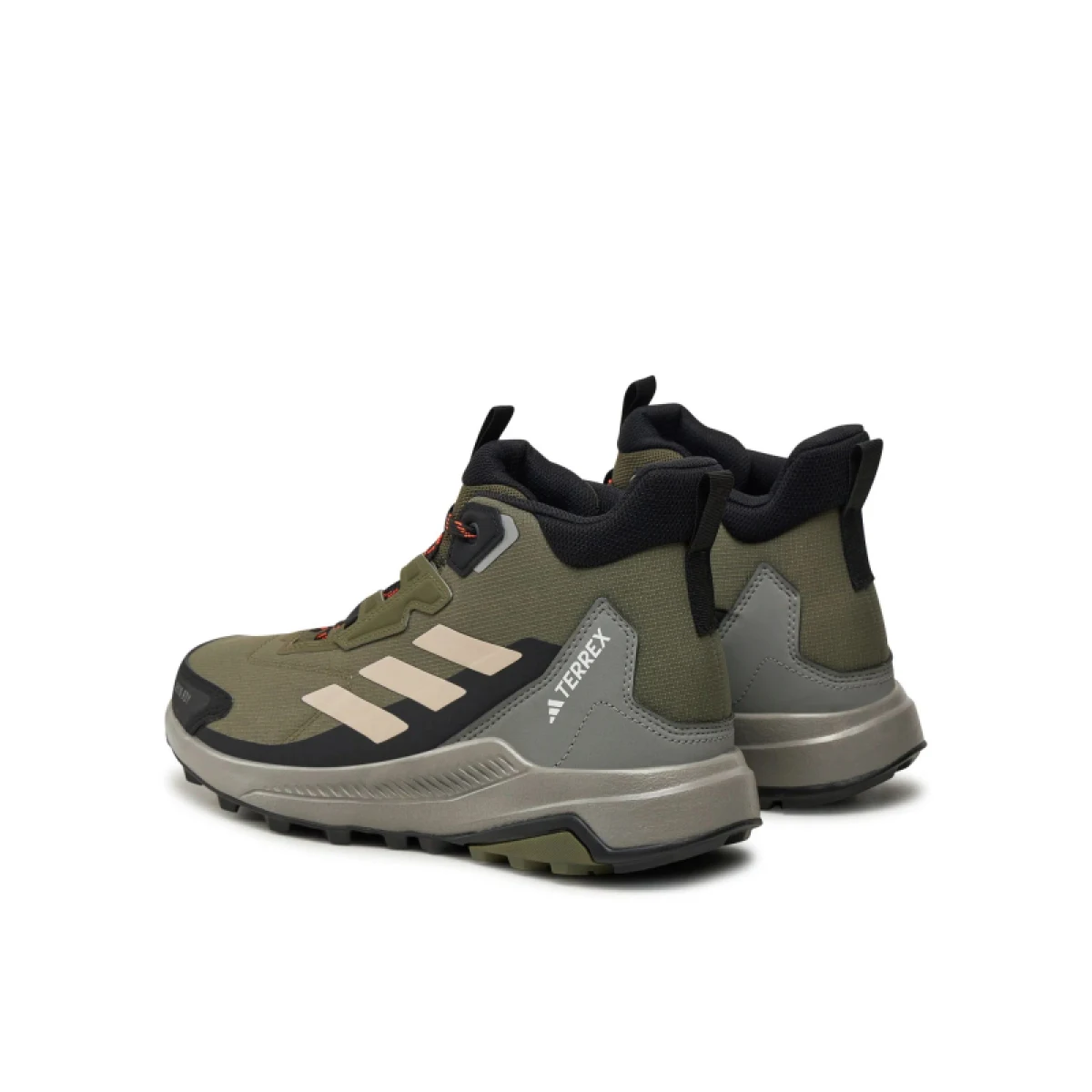 Pánska členková turistická obuv ADIDAS Terrex Anylander Mid R.Rdy M olive strata wonder beige core black · záber 3