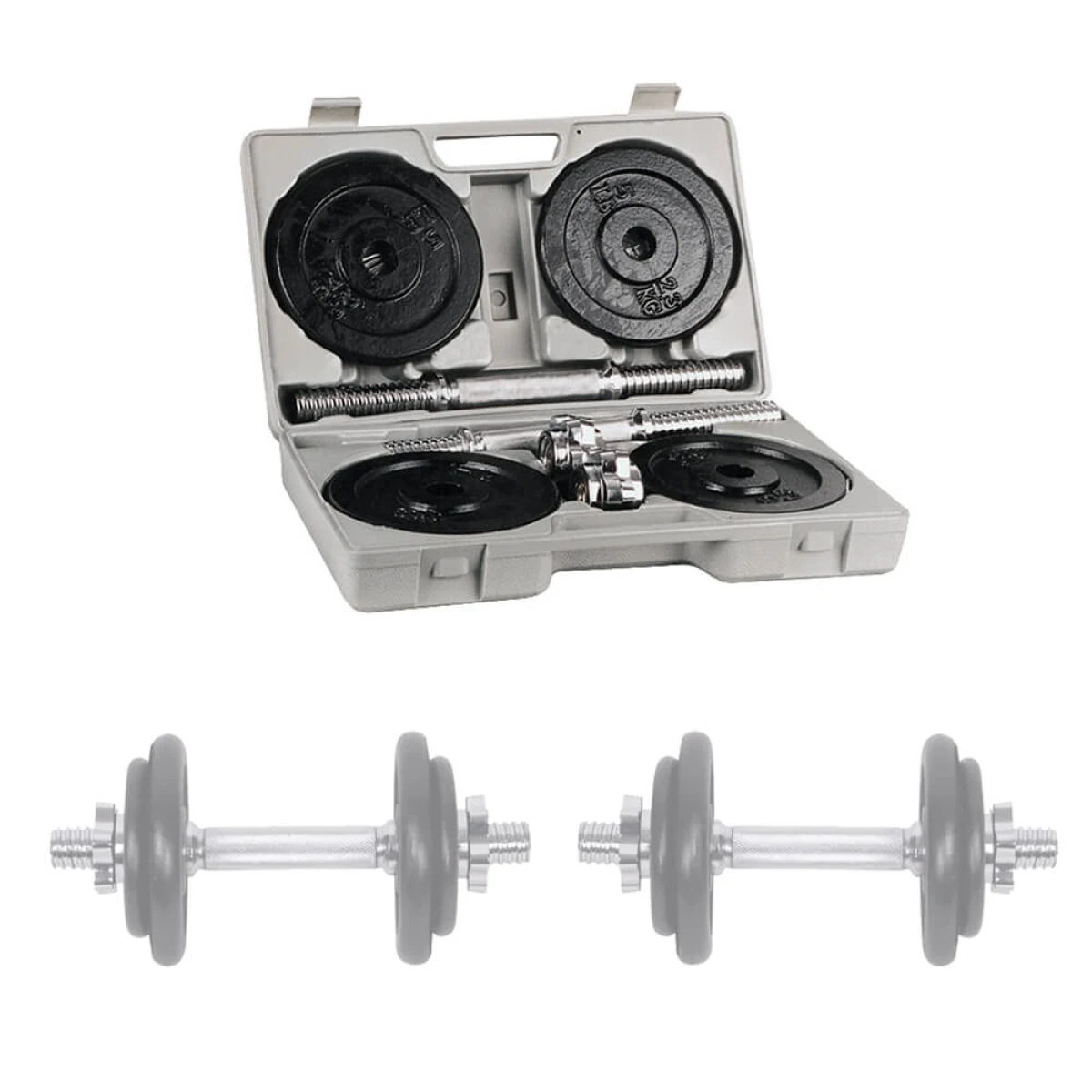 inSPORTline v kufříku set 2x10 kg · záber 1