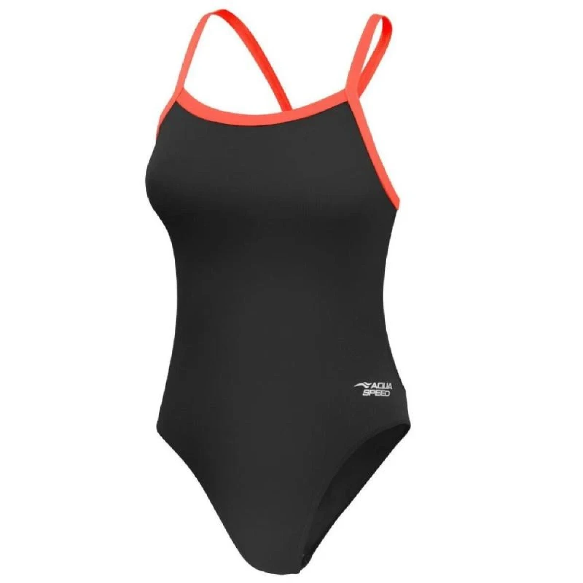 Aqua-Speed Ana dámské plavky černá-oranžová POUZE 38 (VÝPRODEJ) · záber 2