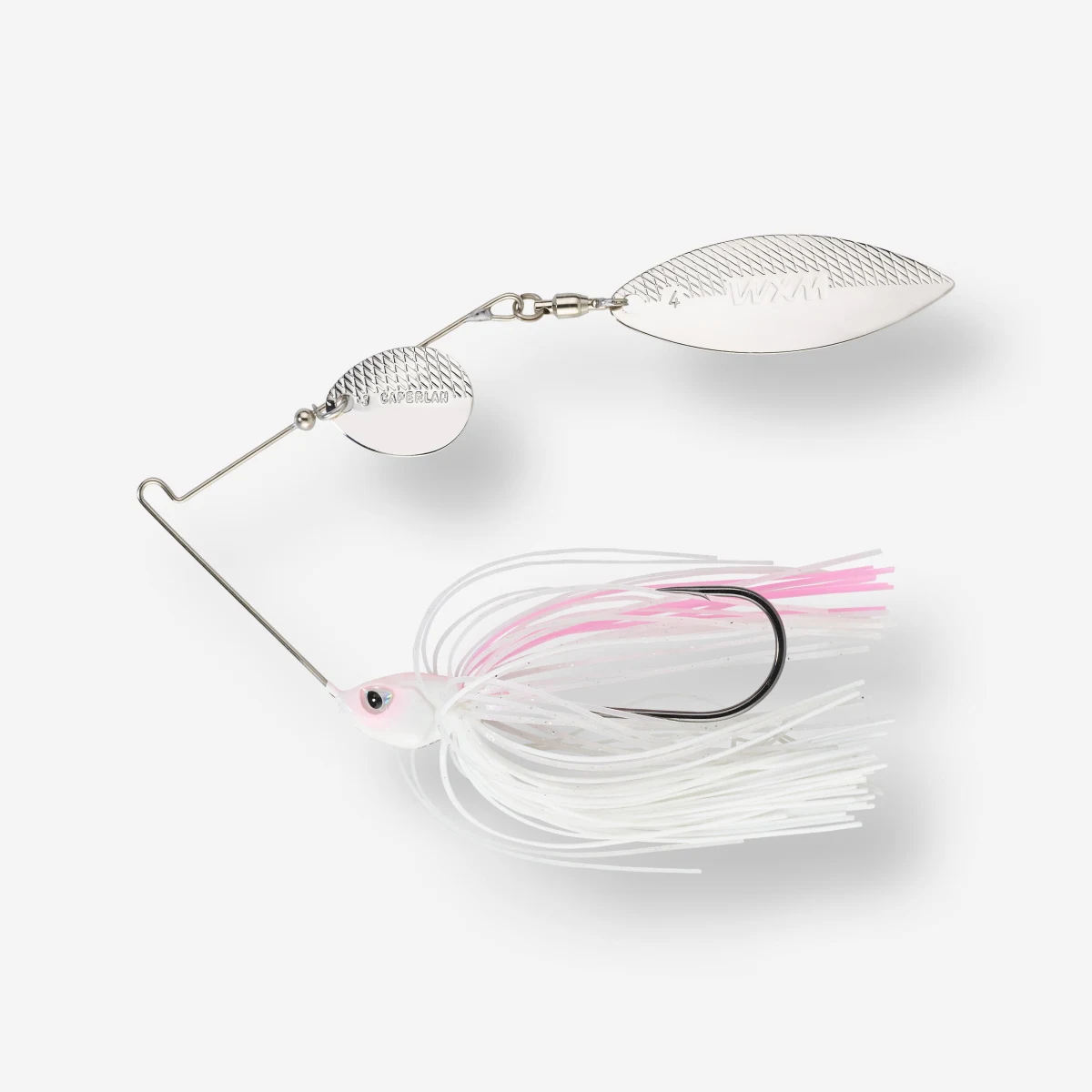 CAPERLAN Nástraha spinnerbait Spino 10,5 g biela/ružová bez · záber 1