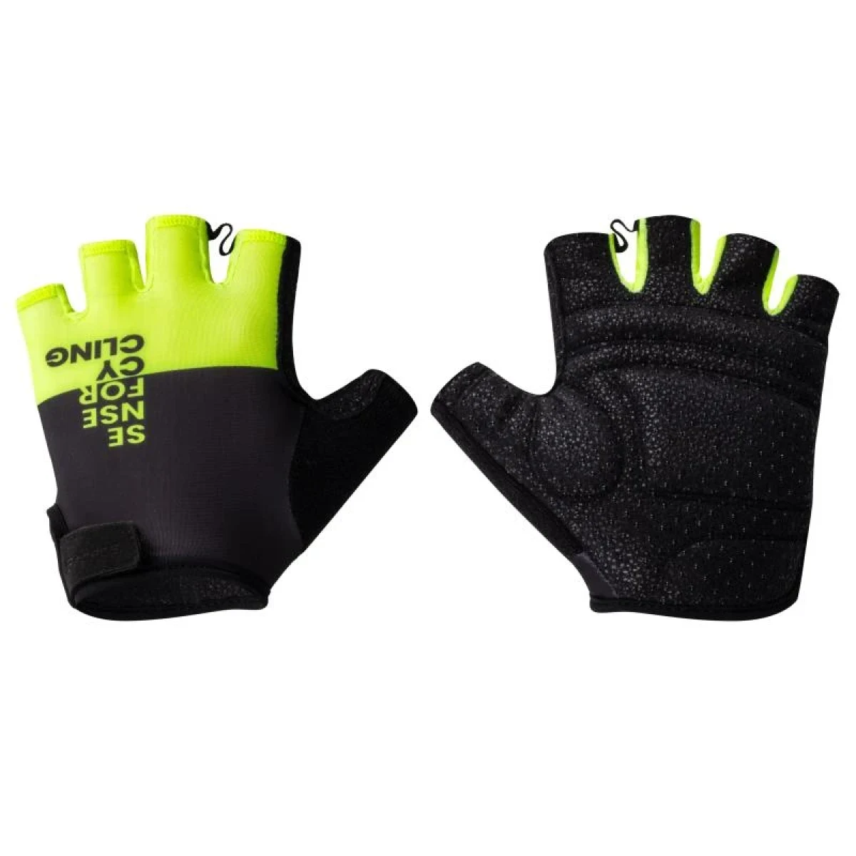 Force Rukavice FINE černo-fluo - Velikost: L | Barva: Čierna · záber 1
