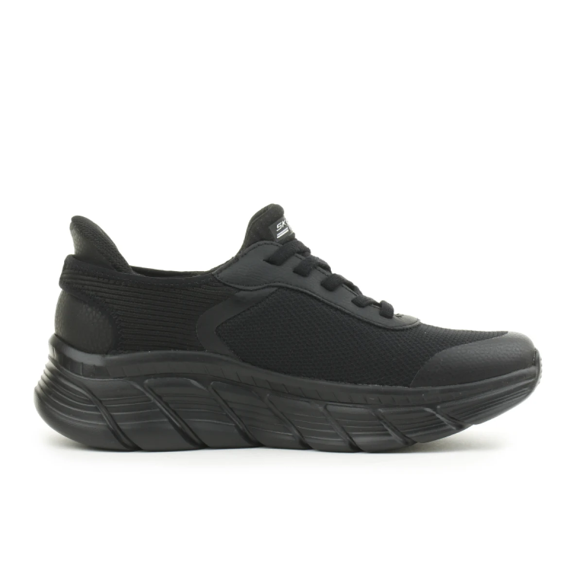 Dámská rekreační obuv SKECHERS Bobs B Flex Hi Linear Force Slip-Ins W black black · záber 2