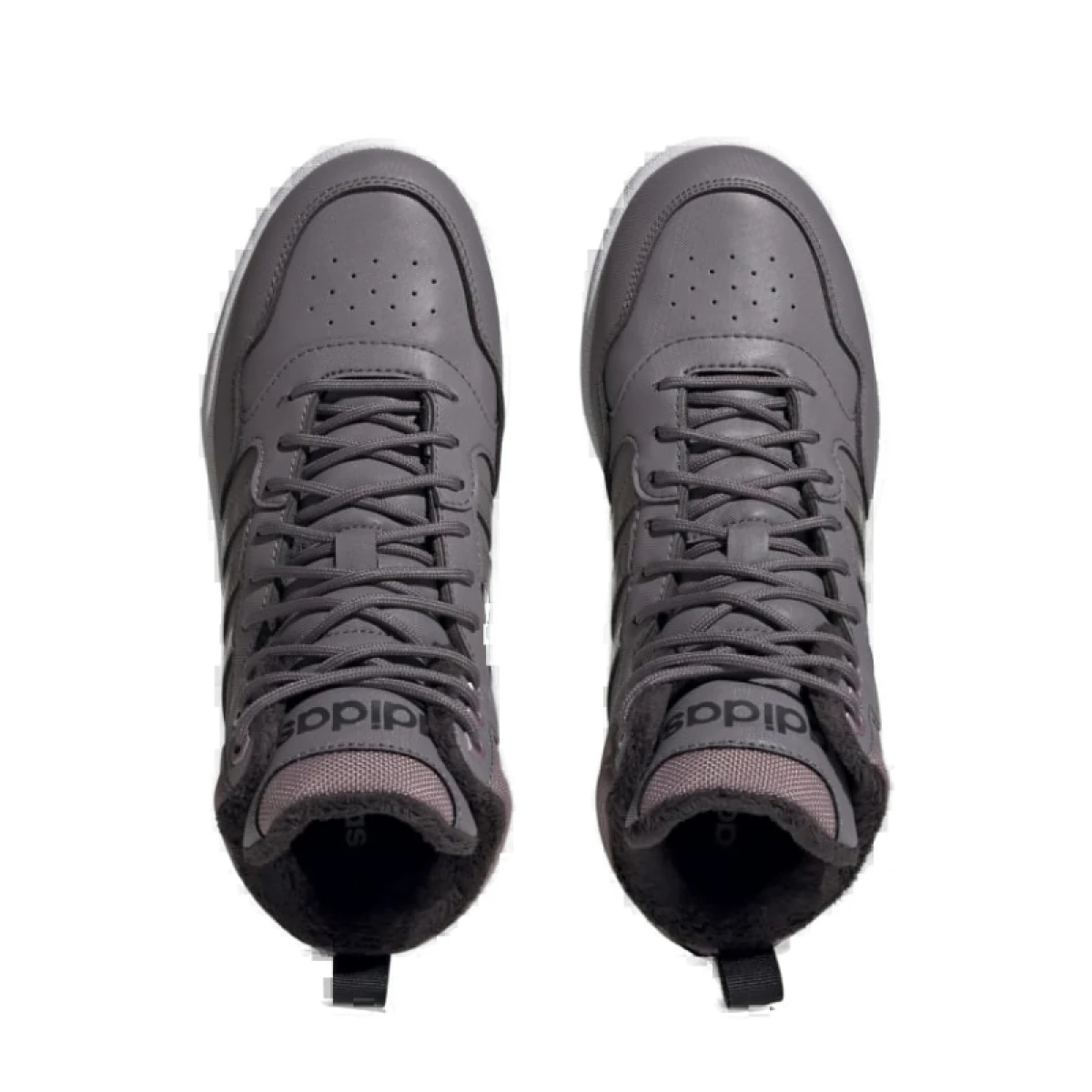 Dámské kotníkové zimní boty ADIDAS Hoops 3.0 Mid WTR tracy grey tracy grey wonder red · záber 5