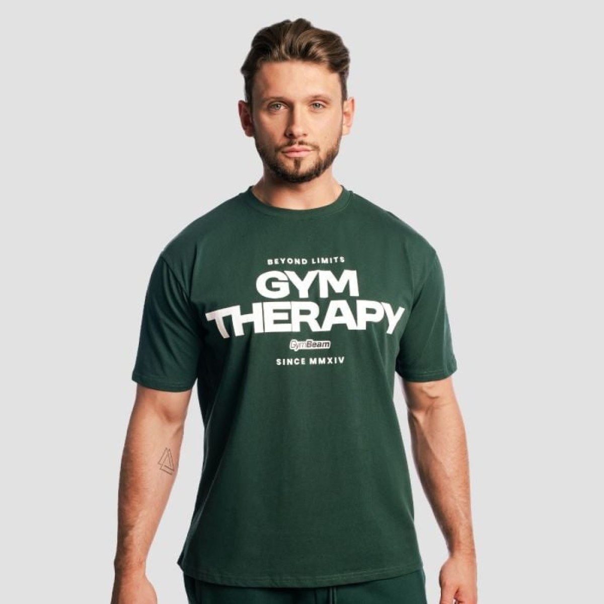 GymBeam Tričko Gym Therapy Forest L · záber 1
