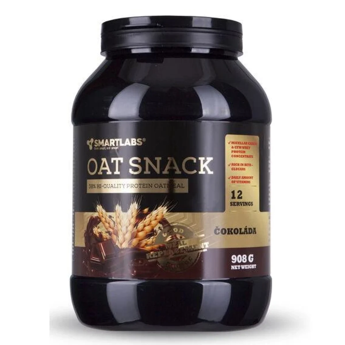 Smartlabs Oat Snack 908g - Barva: Vícebarevná | Příchuť: Čokoláda, lískový oříšek · záber 1