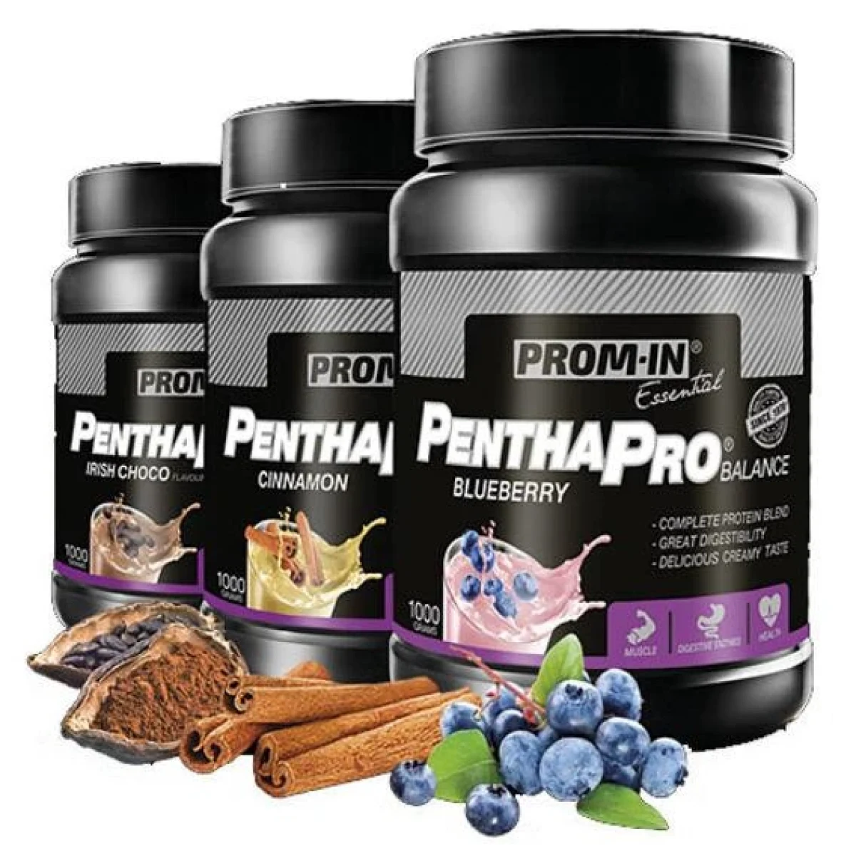 PROM-IN Pentha Pro Balance 40g - Barva: Vícebarevná | Příchuť: Vanilka · záber 1