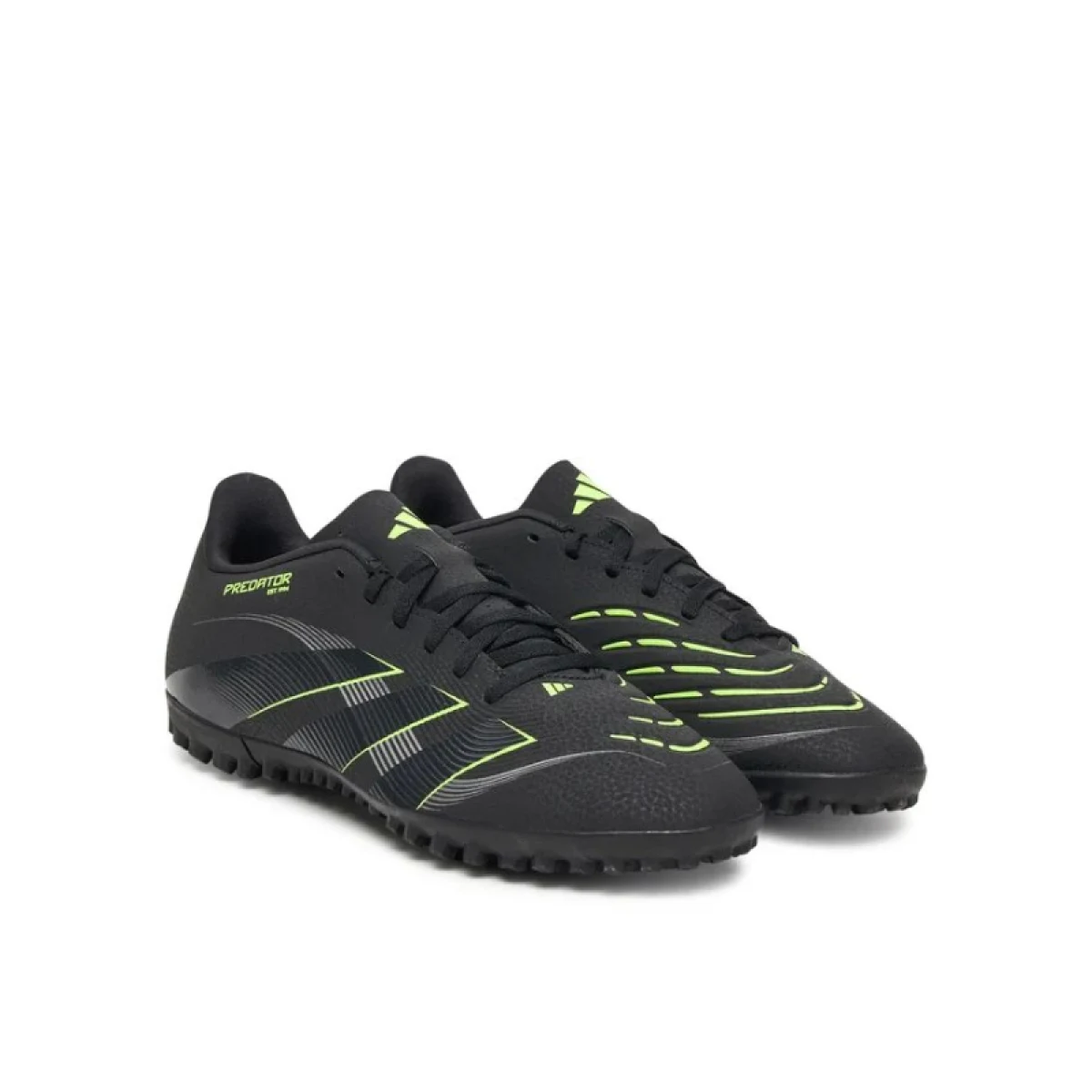 Pánske futbalové kopačky turfy ADIDAS Predator Club M TF core black carbon lucid lemon · záber 4
