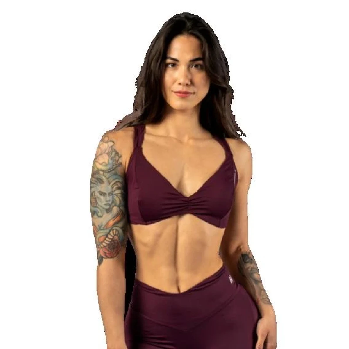 Nebbia Sportovní podprsenka STRONG BEAUTY 424 - Velikost: XS | Barva: Červená · záber 1