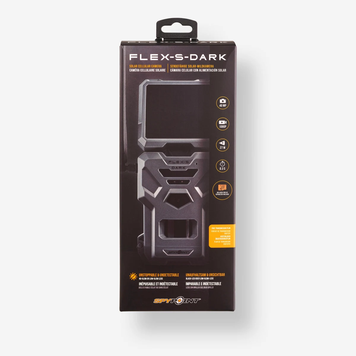 SPYPOINT SPYPOINT Flex S Dark solárna fotopasca s mobilným pripojením bez · záber 1