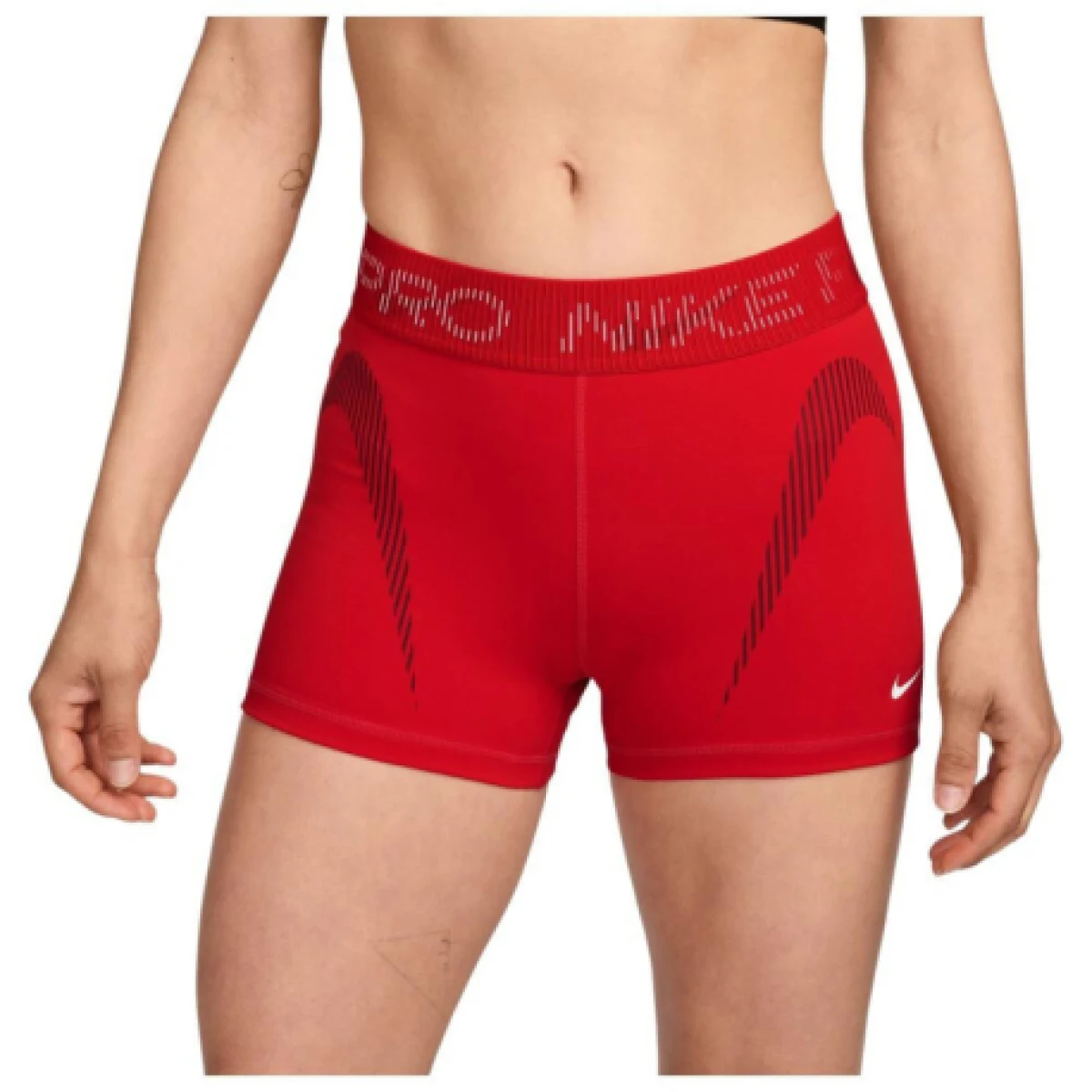 Dámské tréninkové kraťasy NIKE PRO W NP DF MR 3IN SHORT TT GRX-657-Red · záber 1