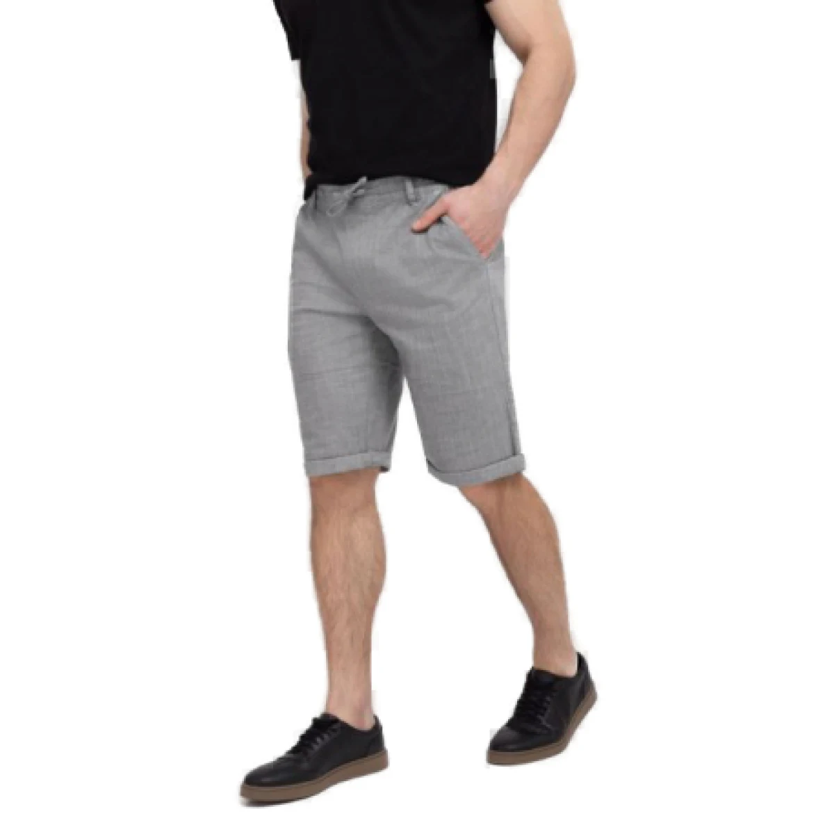 Pánské kraťasy VOLCANO DENZ-702-GREY · záber 1