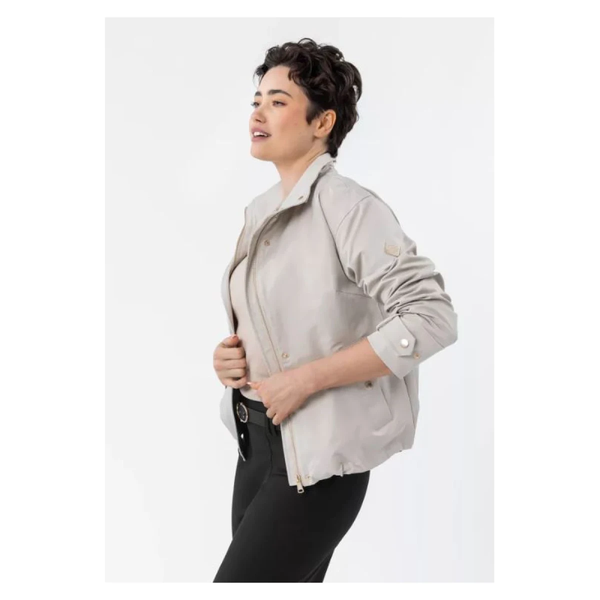 Dámska bunda VOLCANO J-MELBA-BEIGE · záber 4