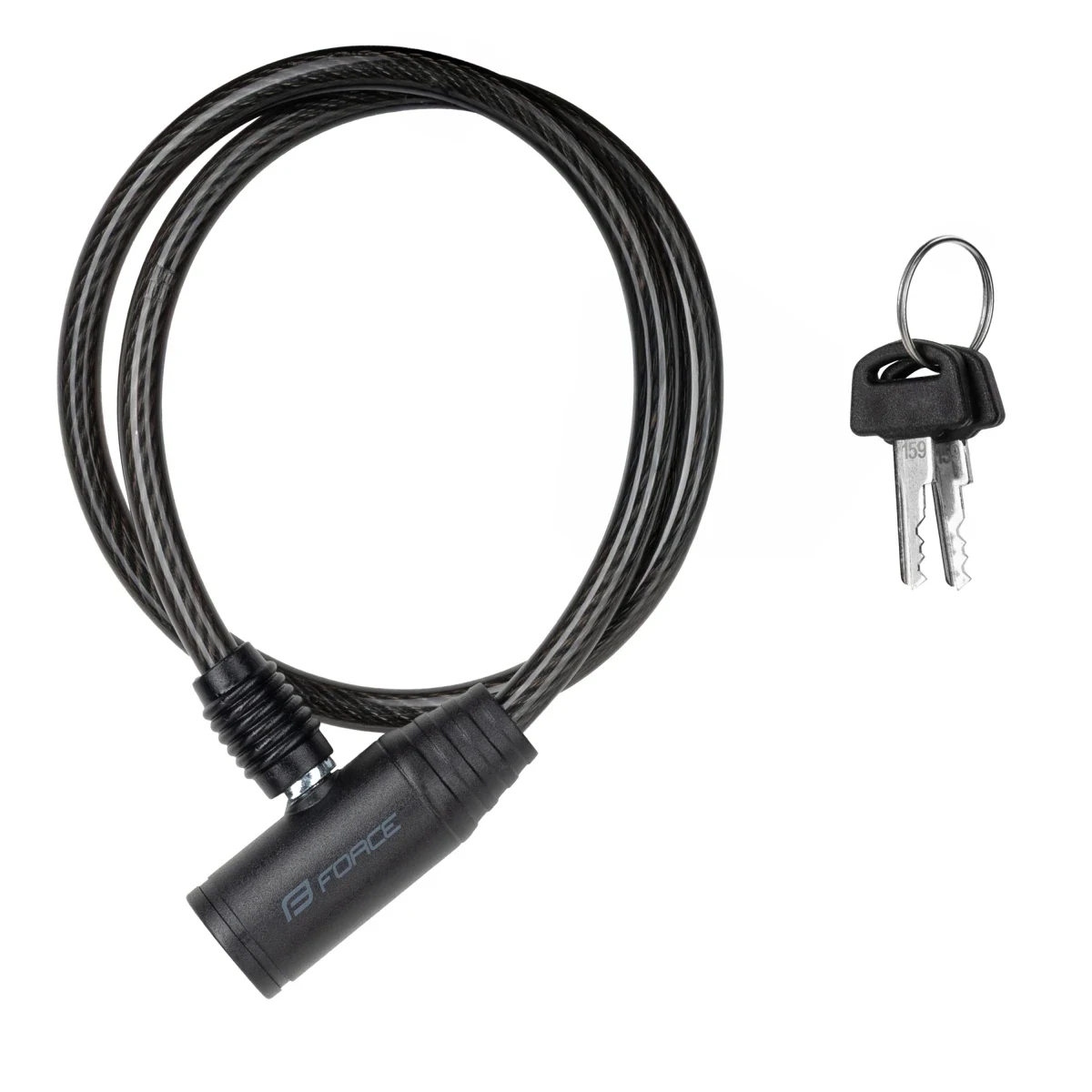 Force Zámek PRIM L8/650mm, bez držáku, černý · záber 1