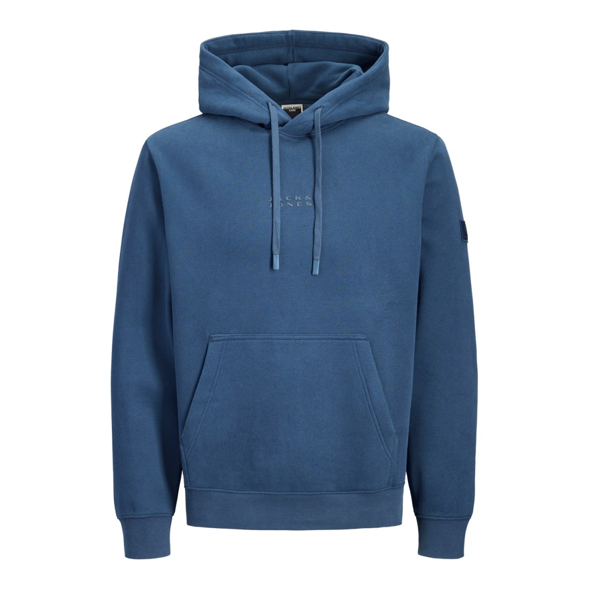 JACK AND JONES Jack&Jones Relaxed Fit Hoodie - Veľkosť: S | Farba: Holubí, Ocelová, Kouřová · záber 1