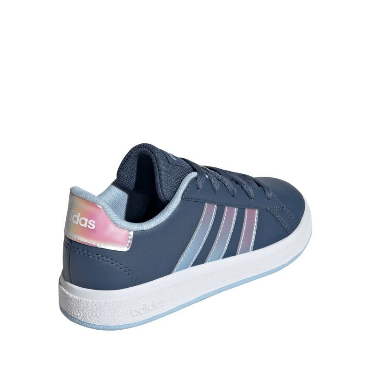 Dievčenská rekreačná obuv ADIDAS Grand Court 2.0 Jr preloved ink cloud white clear sky · záber 4