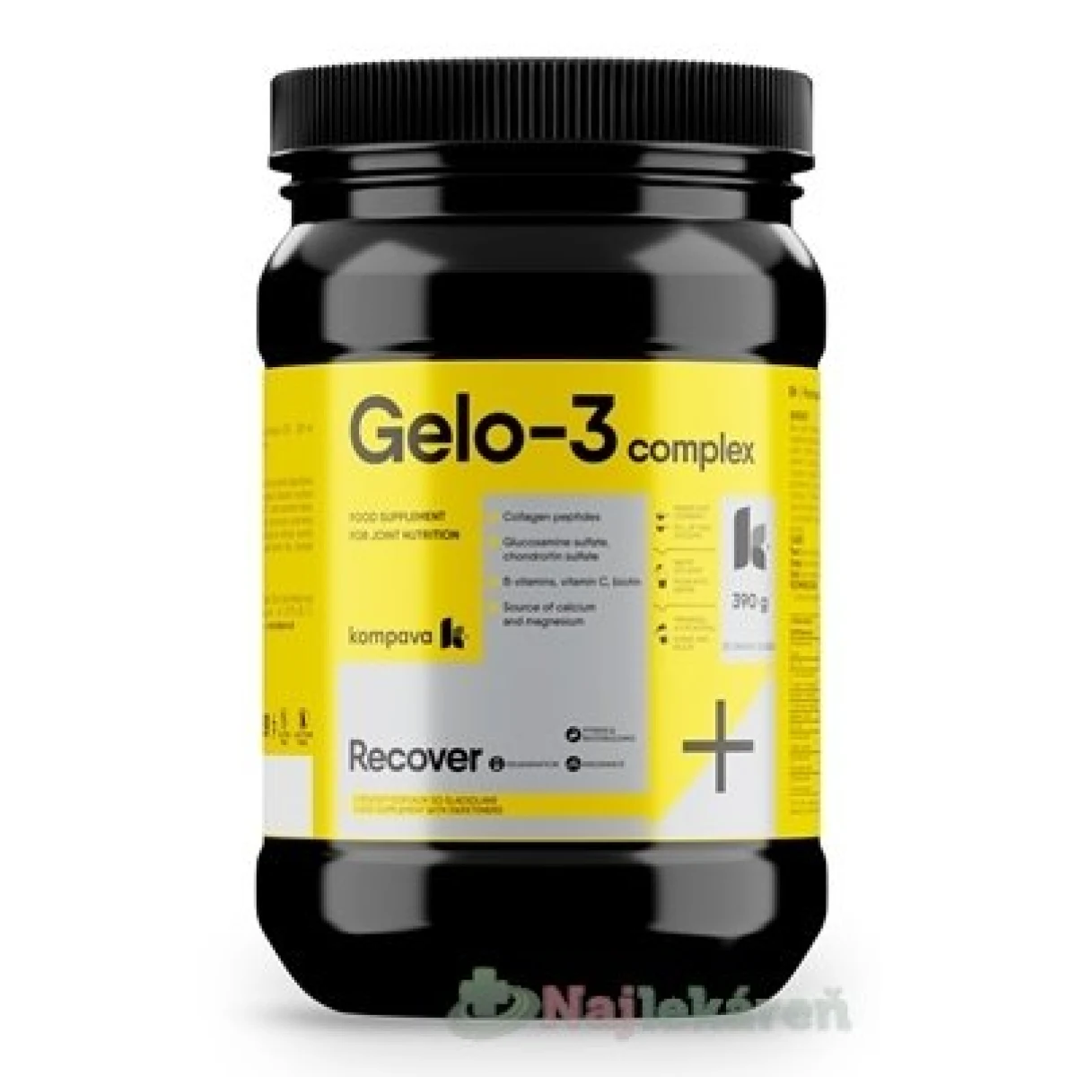 GELO-3 complex - kĺbová výživa, broskyňový prášok, 390g · záber 1