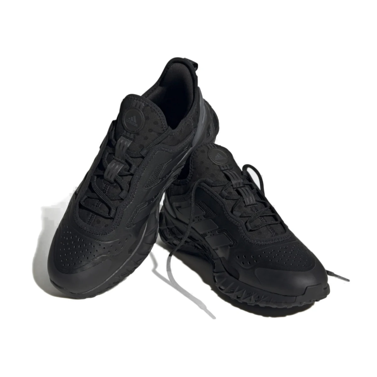 Pánská rekreační obuv ADIDAS Web Boost core black black blue met grey five · záber 4