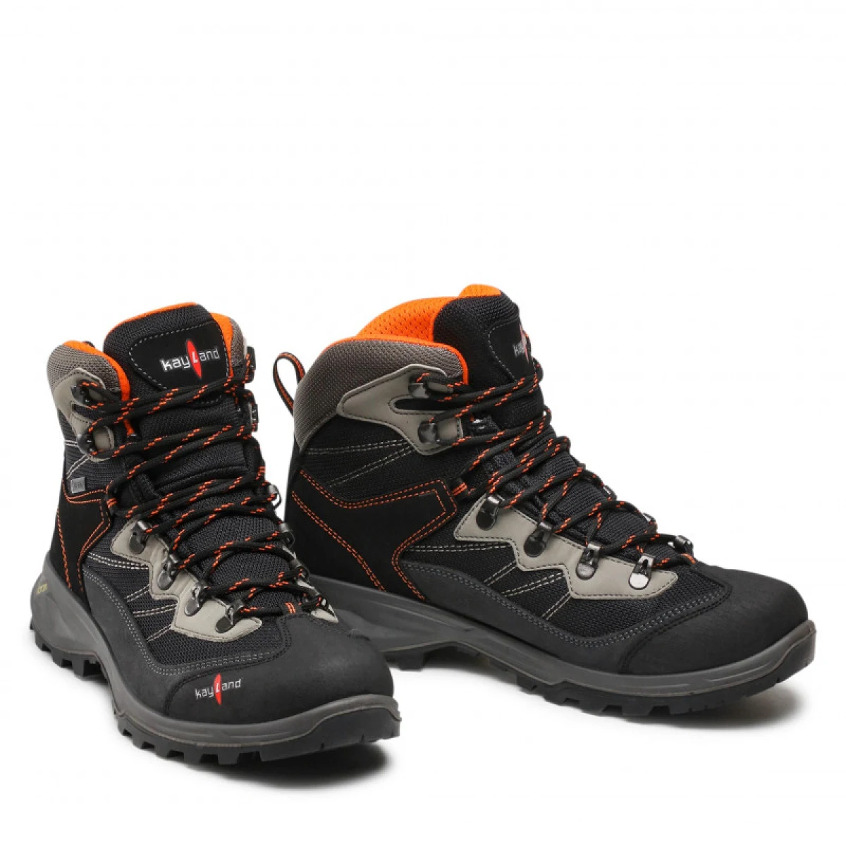 Pánská vysoká turistická obuv KAYLAND Taiga Evo Gtx, Black Orange · záber 3