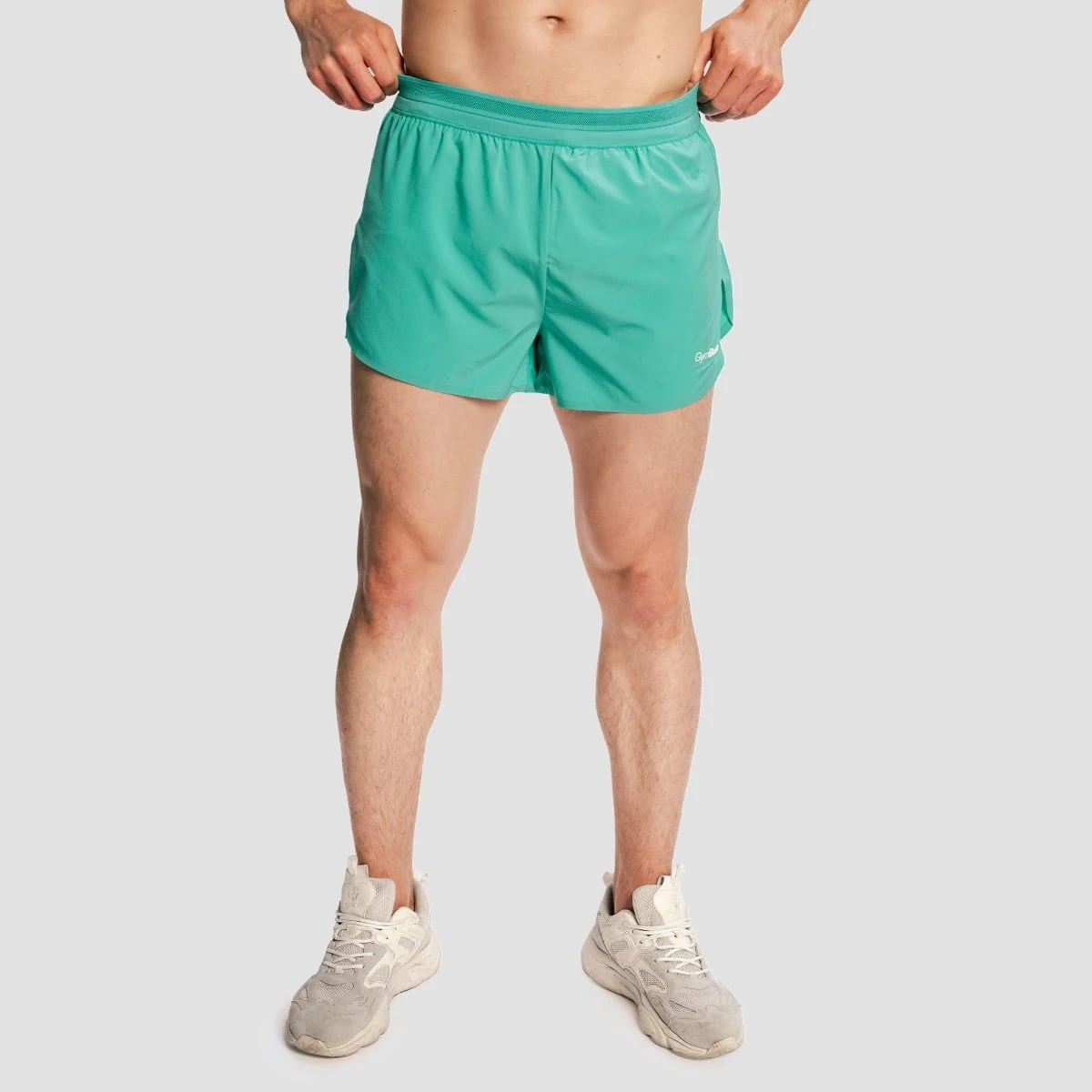 GymBeam Pánské běžecké šortky Pulse X Green - Velikost: S | Barva: Zelená | Hmotnost: 0,105 kg | Balení: 59 · záber 3