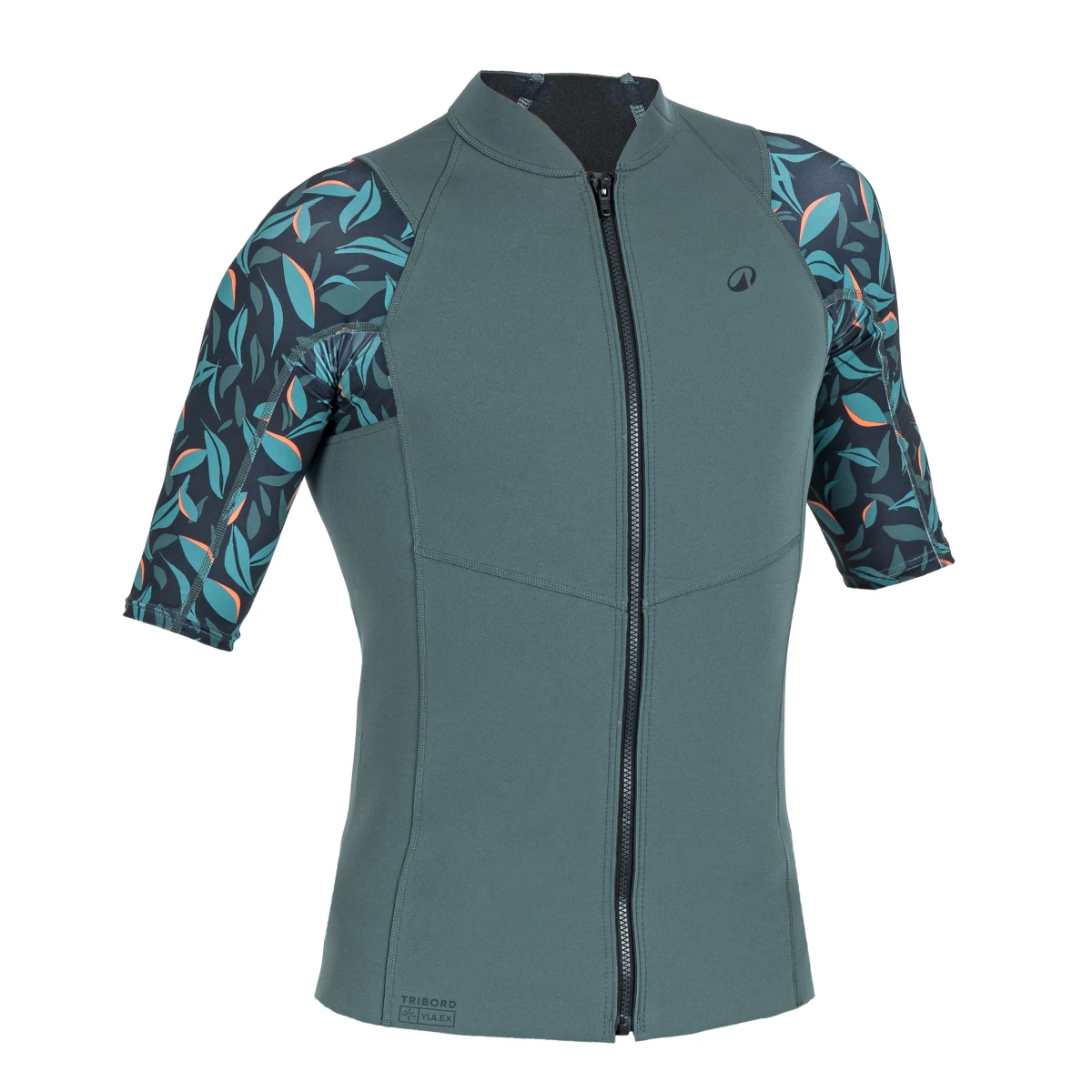 DECATHLON Pánsky anti-UV neoprénový top s krátkym rukávom yulex100, 1,5 mm, s potlačou S · záber 2